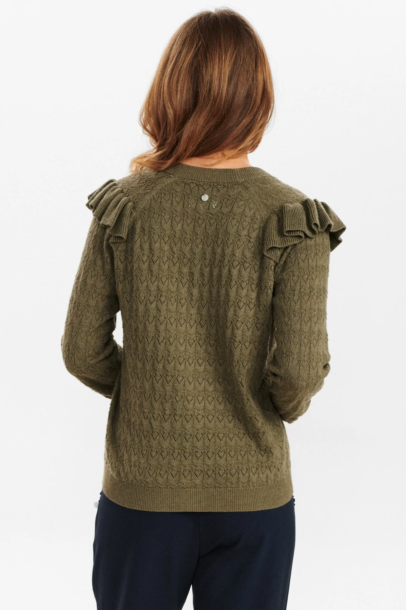 NUDULLIA CARDIGAN - Deep Lichen Green - Image 2