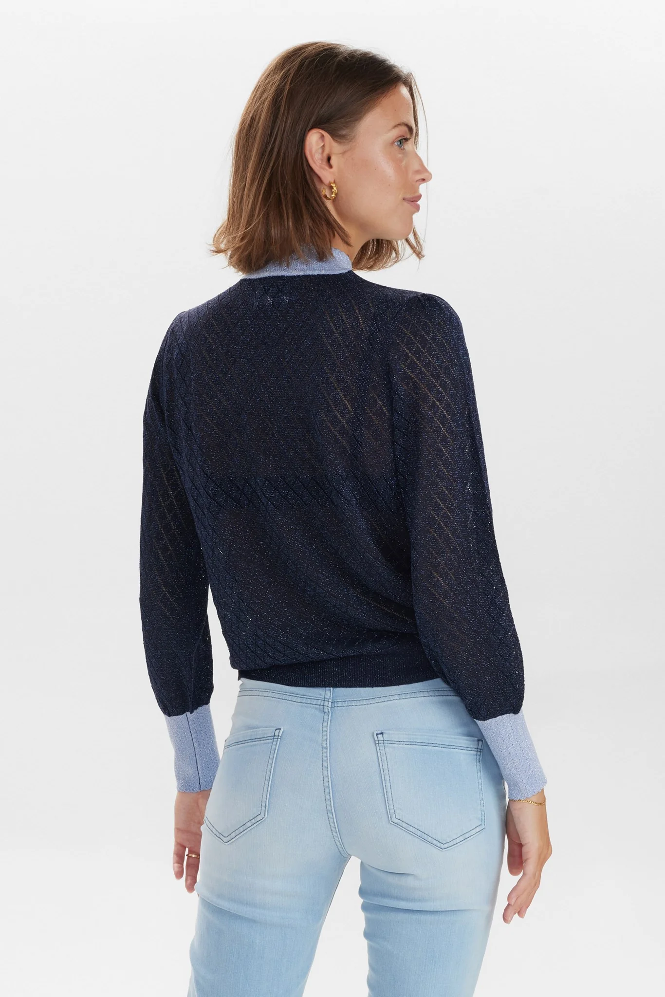 NUEA HIGHNECK PULLOVER - Dark Sapphire - Image 2