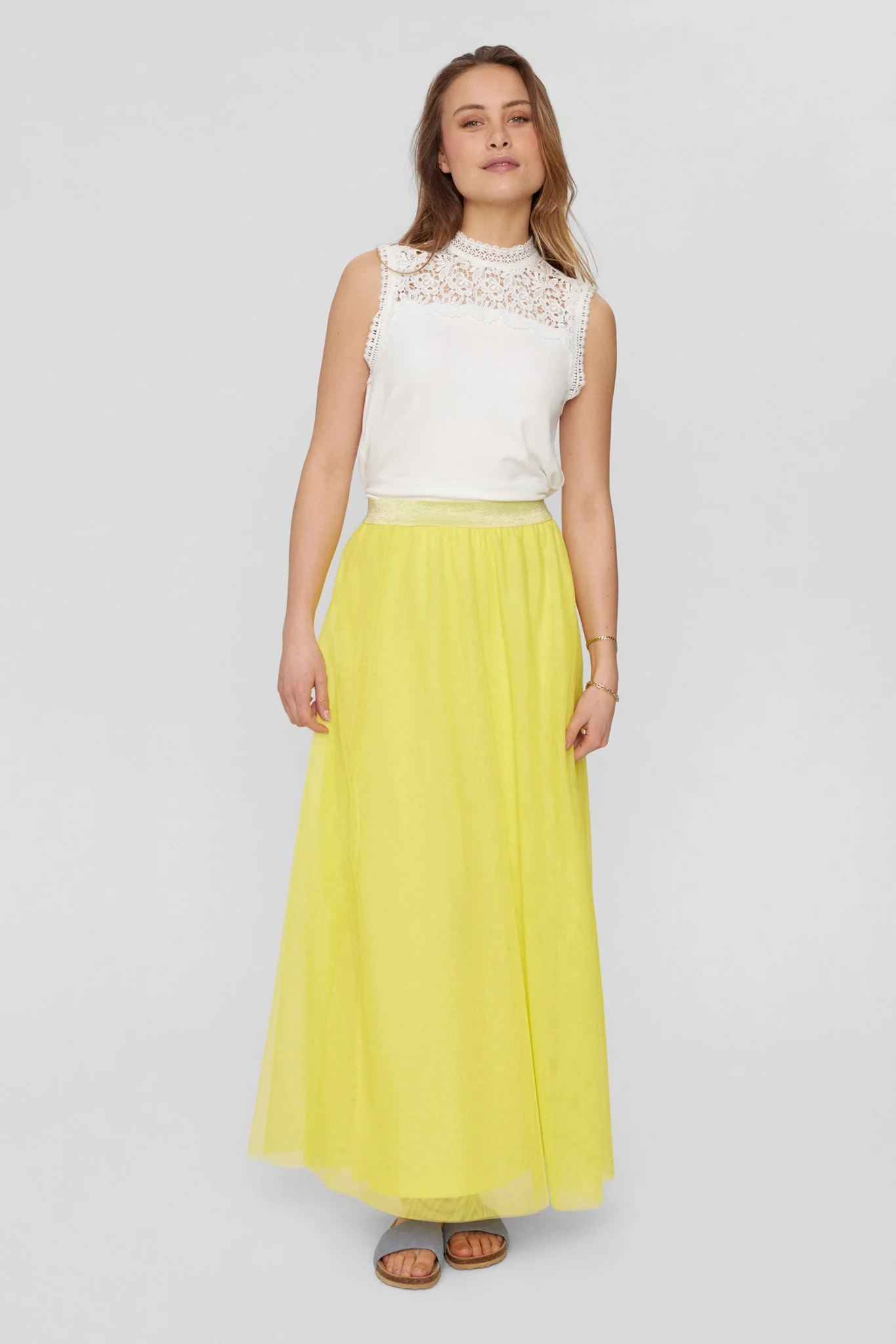 NUEA MAXI SKIRT  - Blazing yellow - Image 3