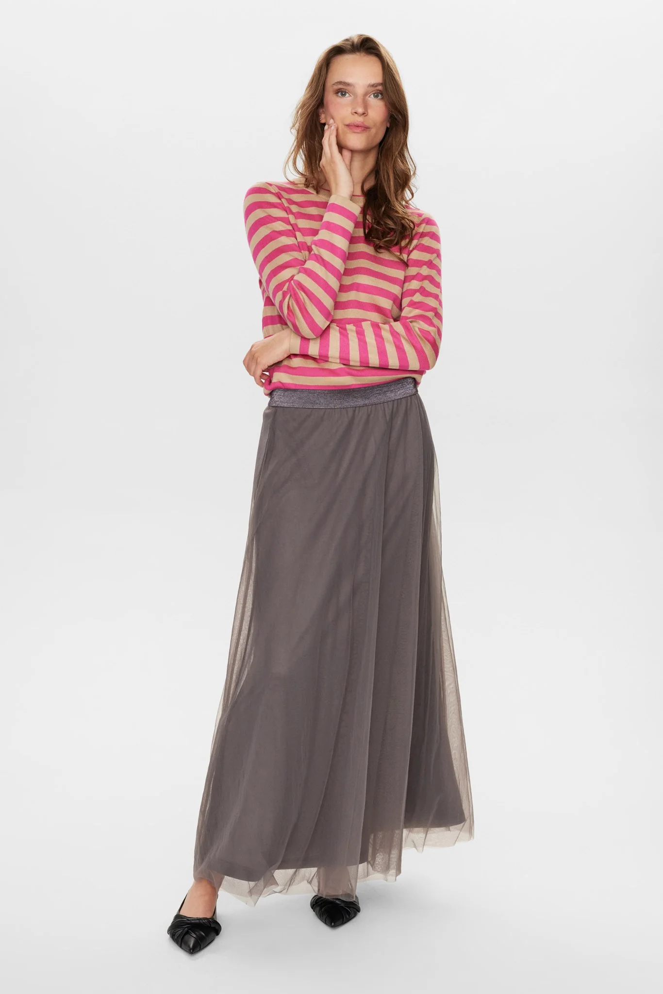 NUEA MAXI SKIRT  - Dark Shadow - Image 3