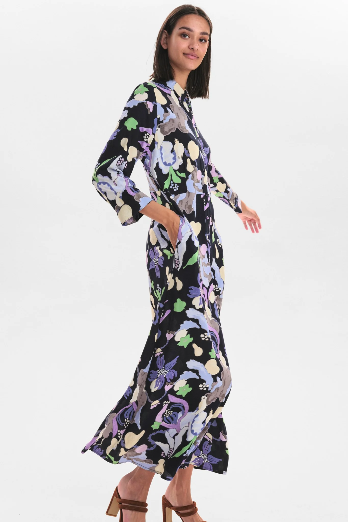 NUEAMAJA LONG DRESS - Dark Sapphire - Image 6