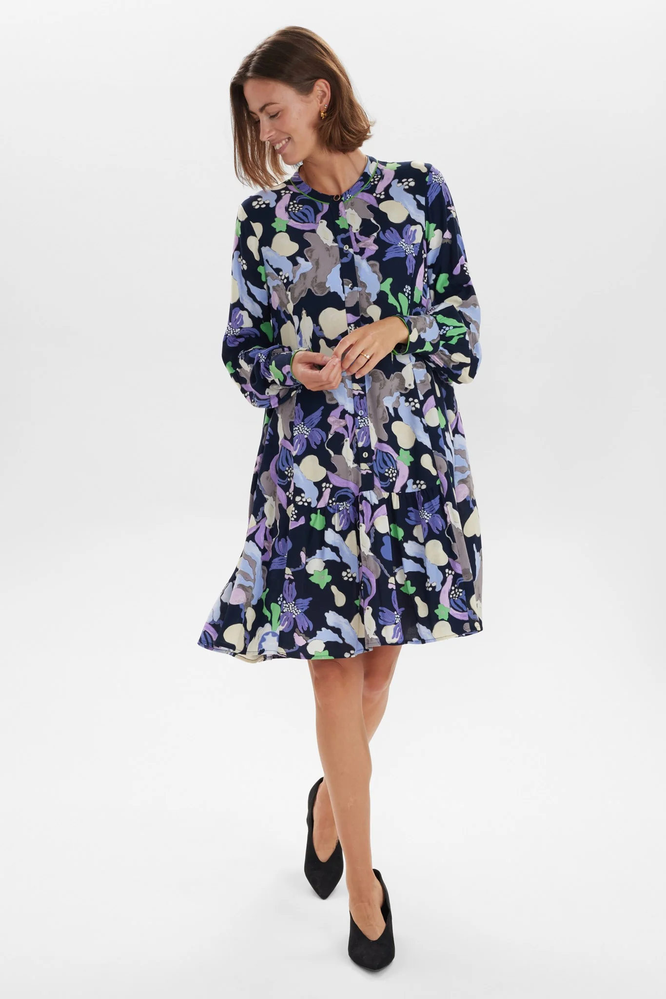 NUEAMAJA SHORT DRESS - Dark Sapphire - Image 3