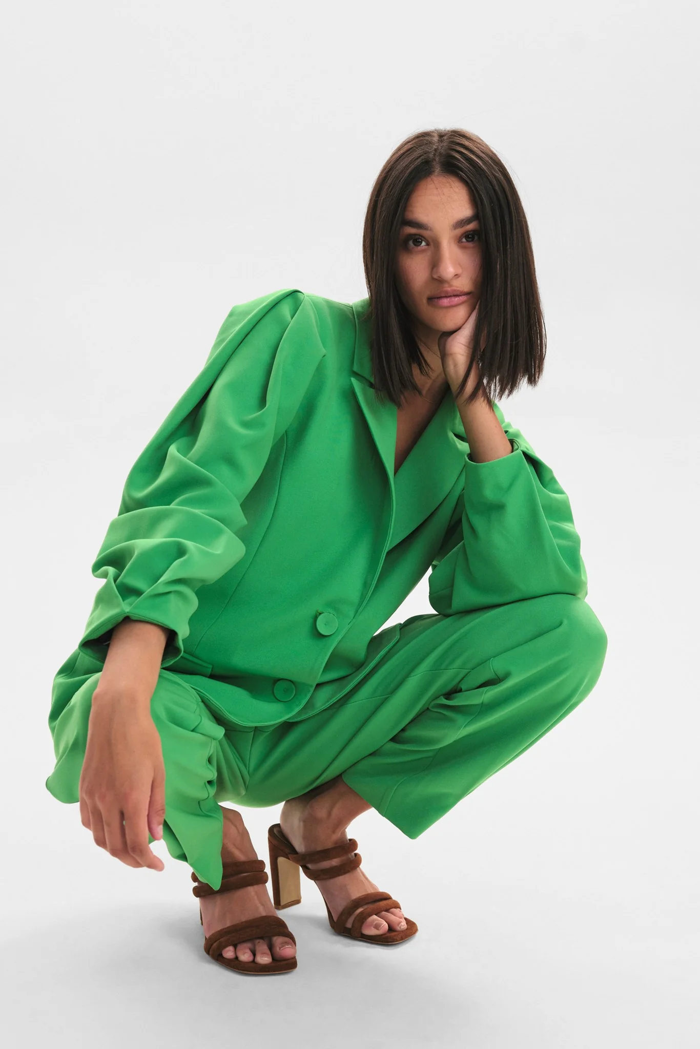 NUEAZELINA BLAZER - Kelly Green - Image 6