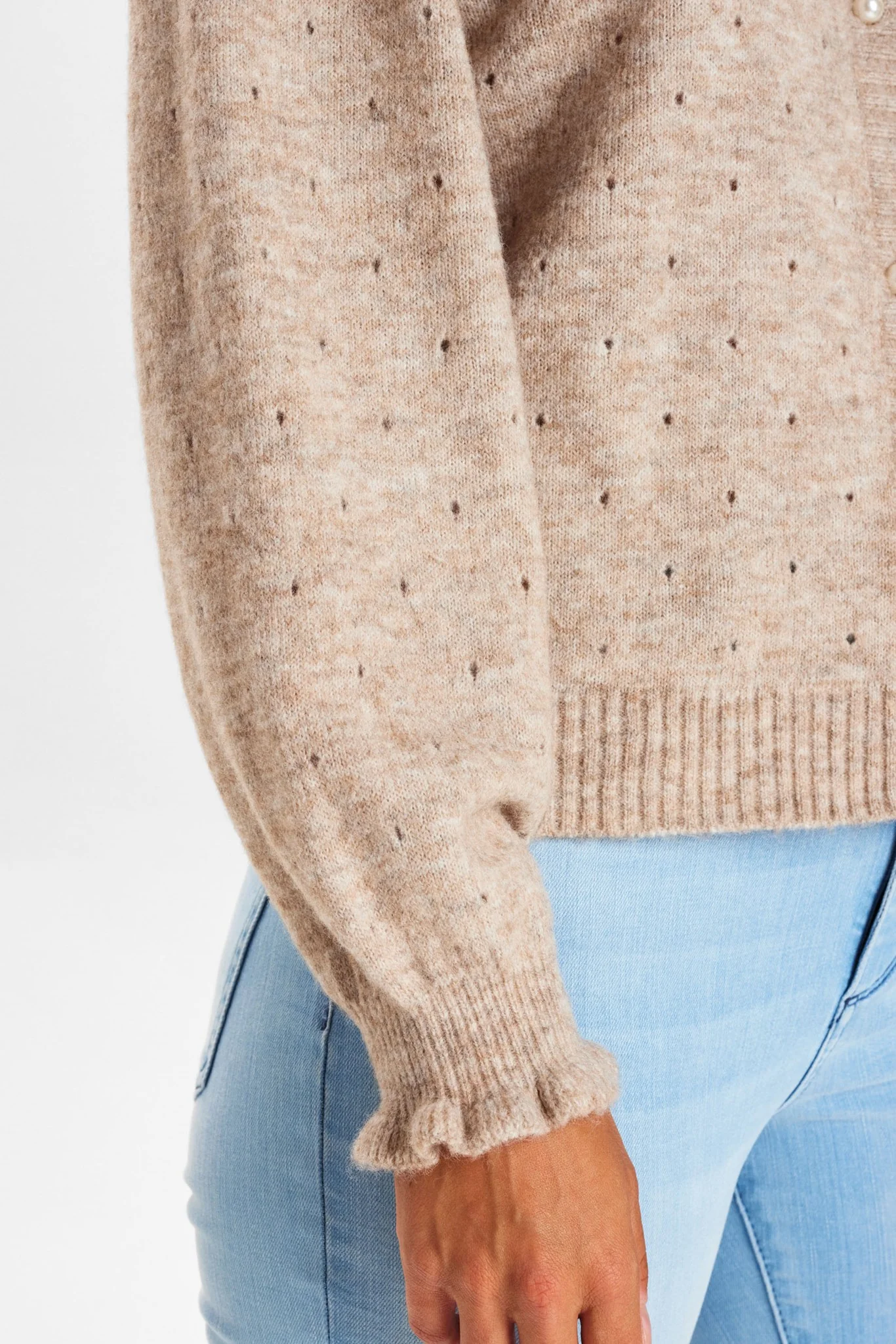 NUEBBA CARDIGAN - Cobblestone - Image 5