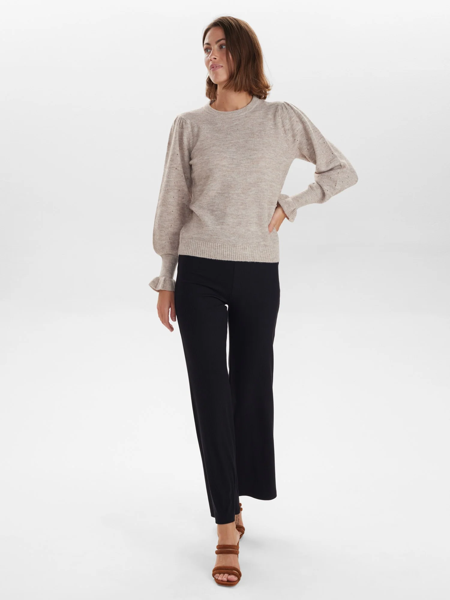 NUEBBA PULLOVER W/O RUFFLE - Cobblestone - Image 3
