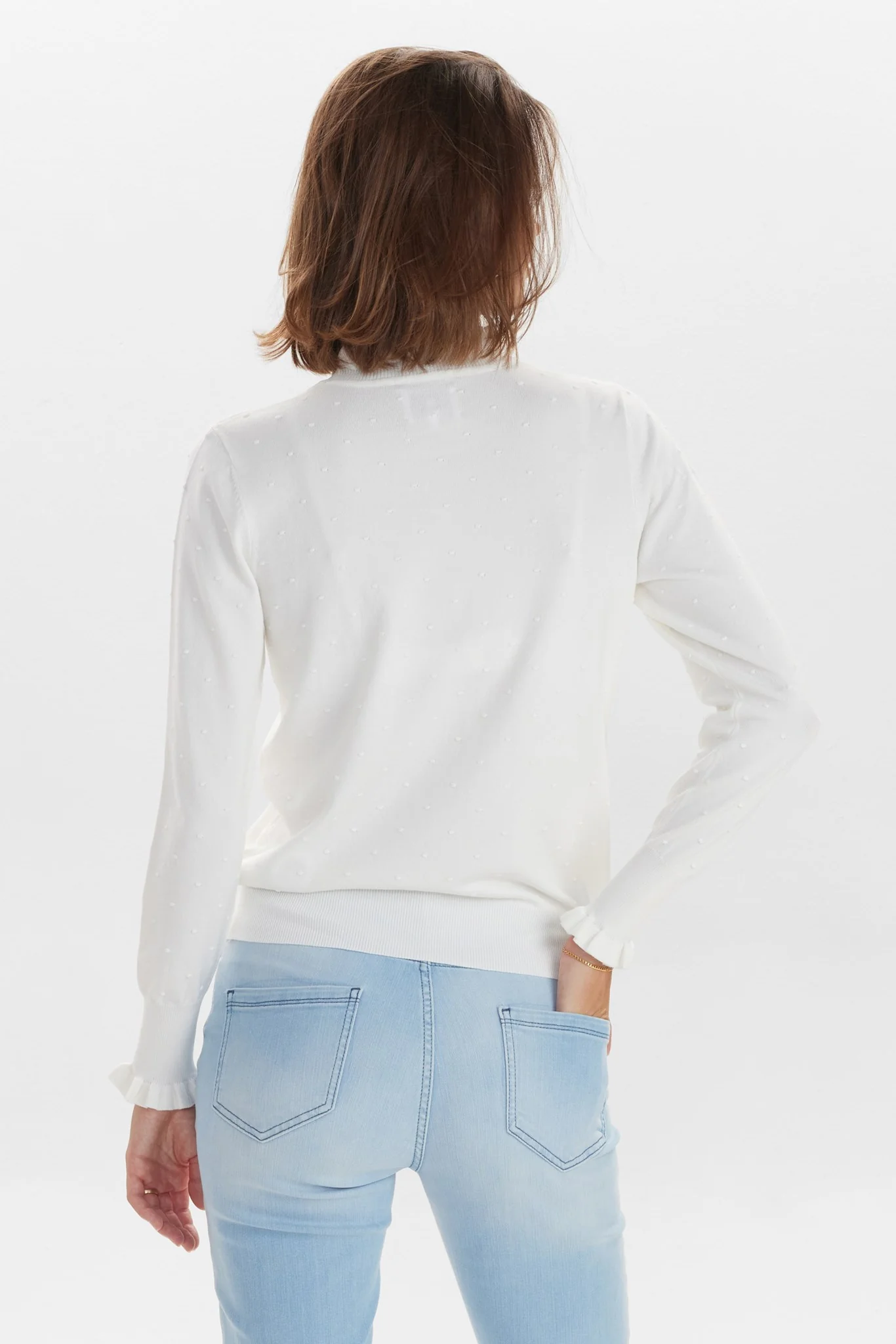 NUECE PULLOVER - Cloud Dancer - Image 2