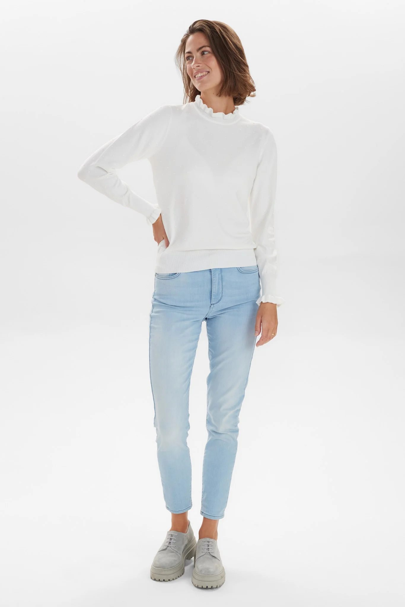 NUECE PULLOVER - Cloud Dancer - Image 3