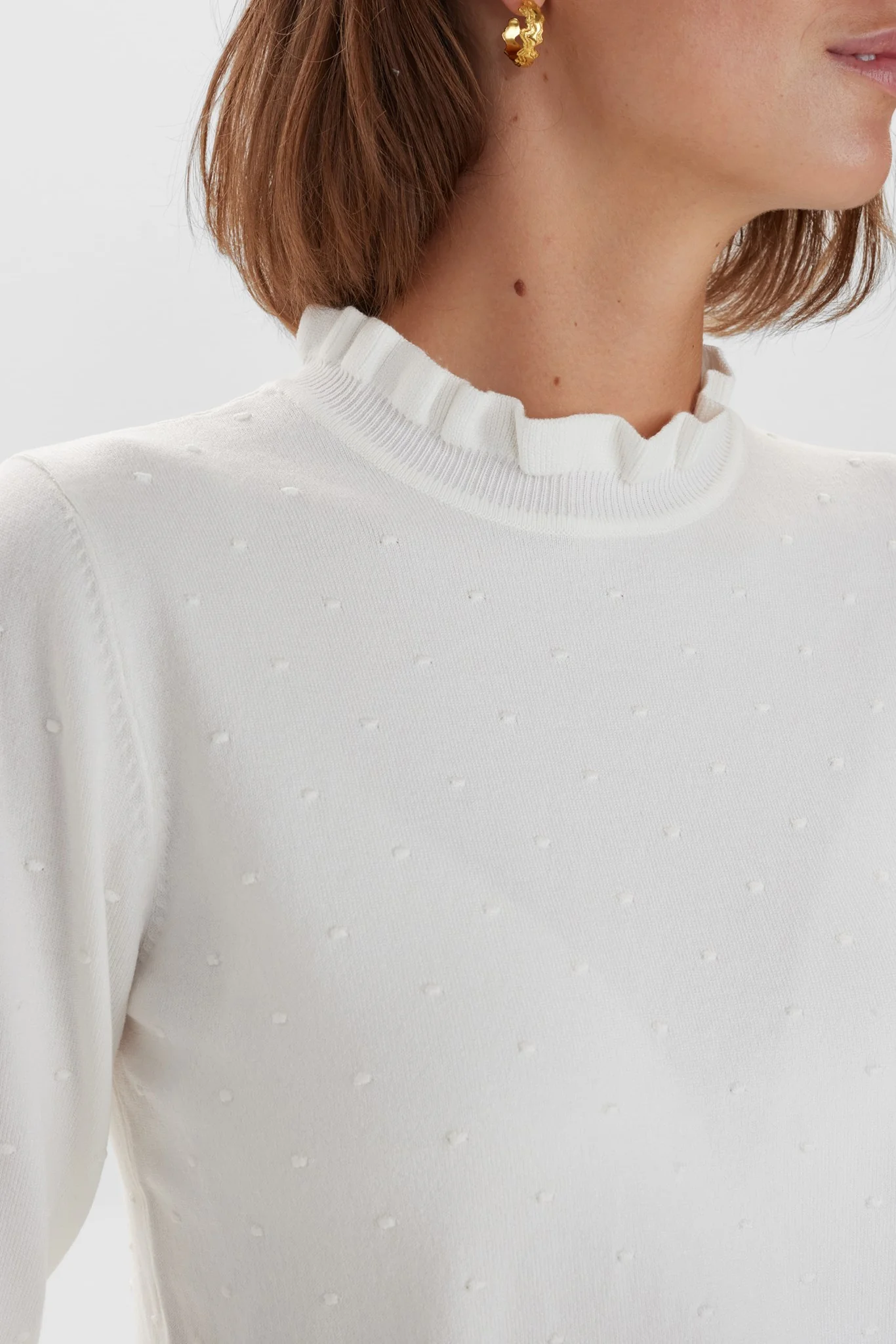 NUECE PULLOVER - Cloud Dancer - Image 5