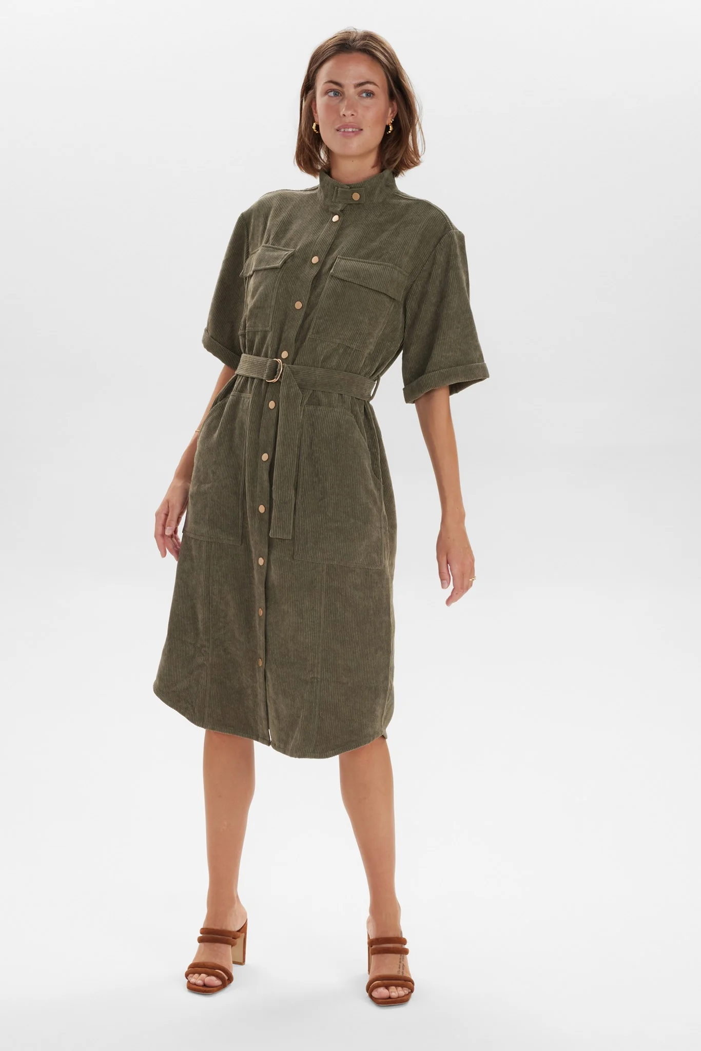 NUEDEA DRESS - Deep Lichen Green - Image 3