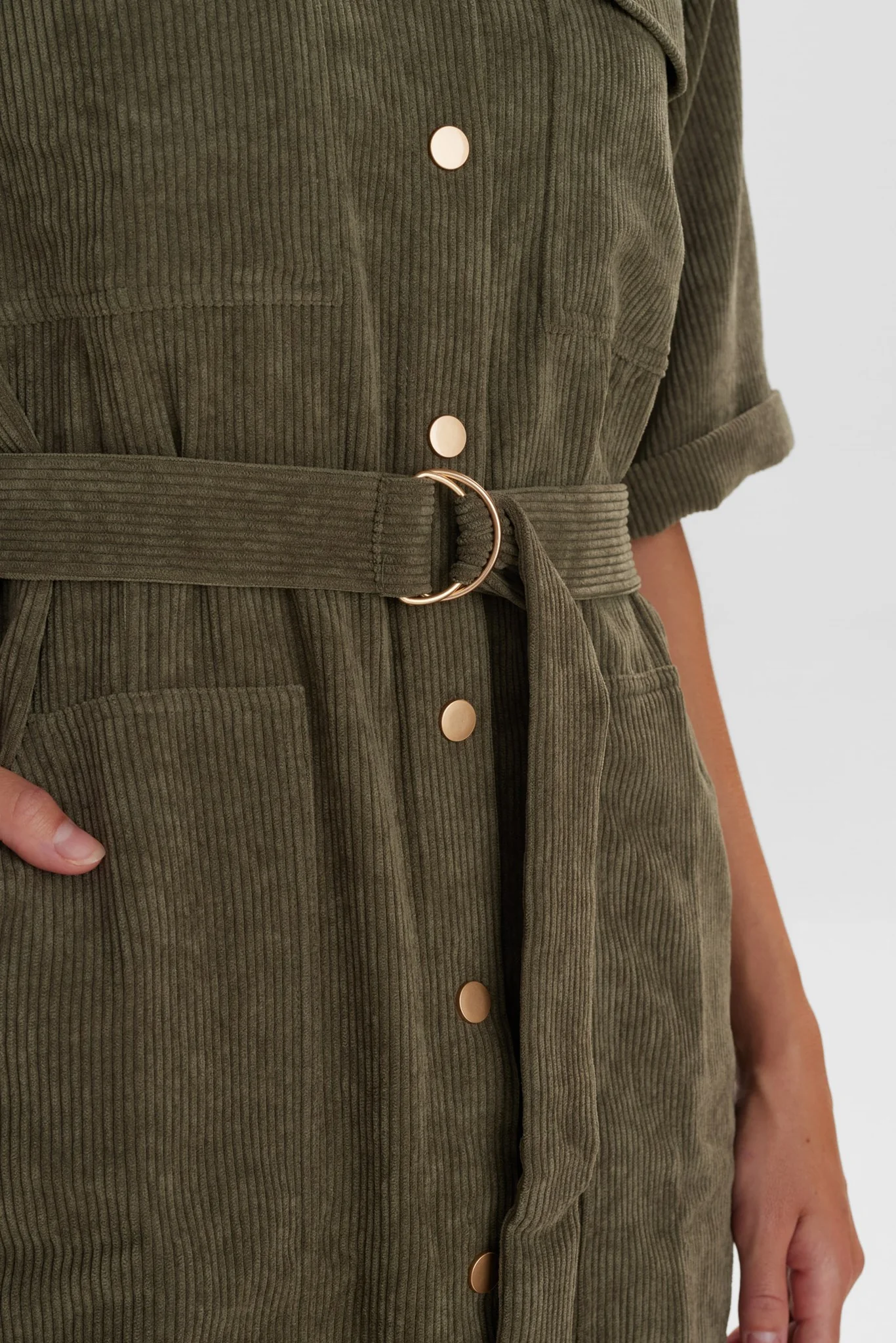 NUEDEA DRESS - Deep Lichen Green - Image 4