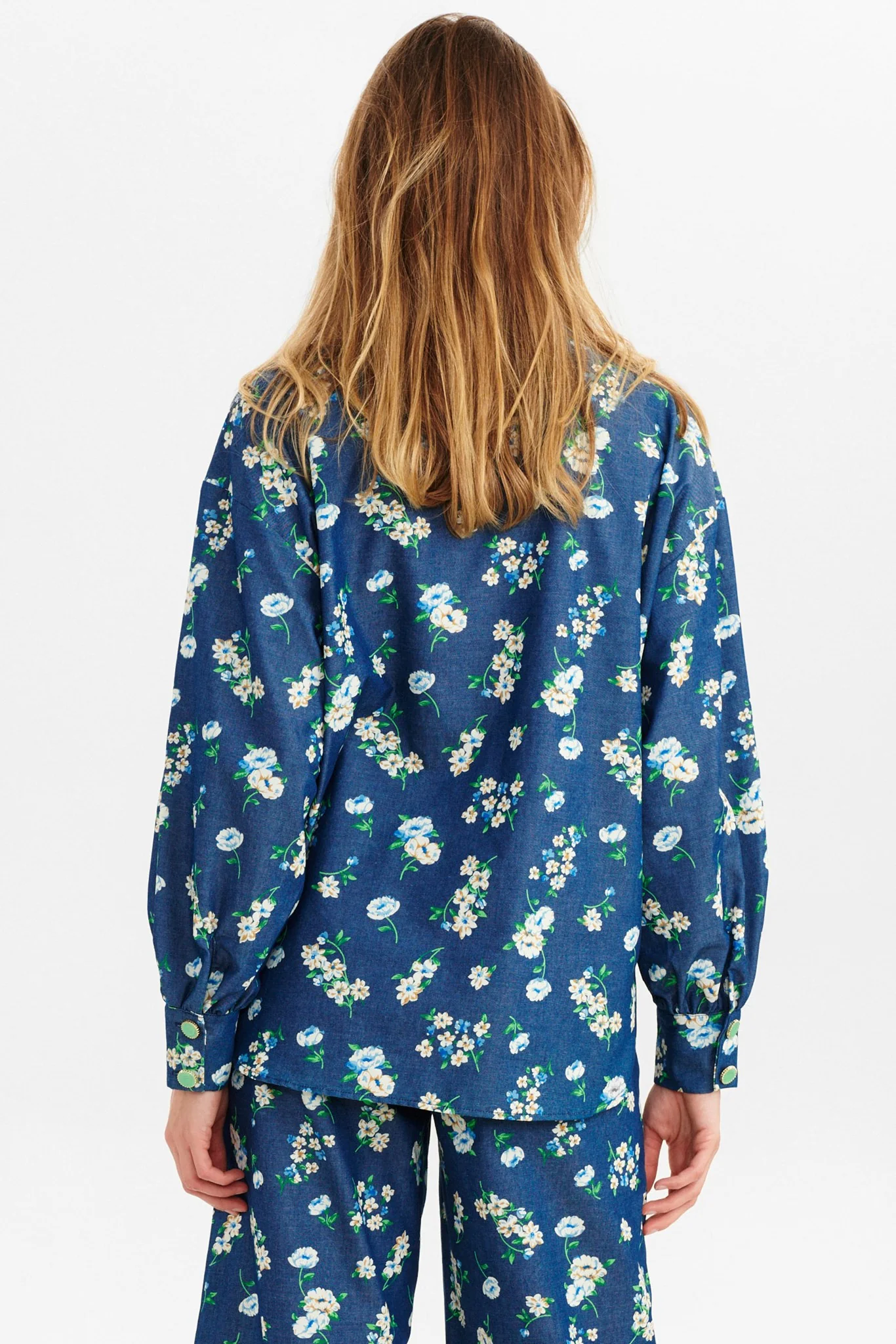 NUEDELLE SHIRT - Medium Blue Denim - Image 2