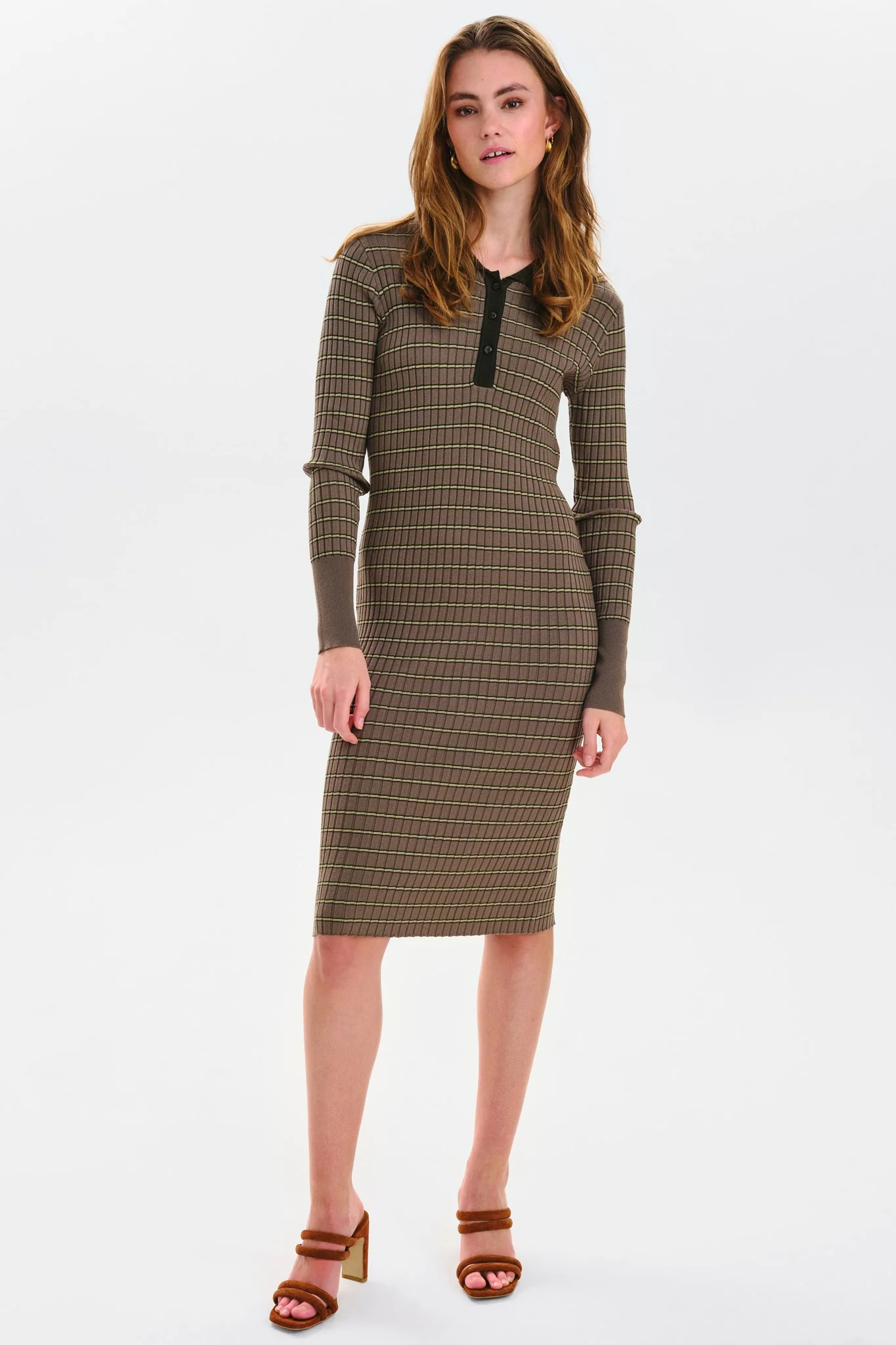NUEDIE DRESS - Deep Lichen Green - Image 3