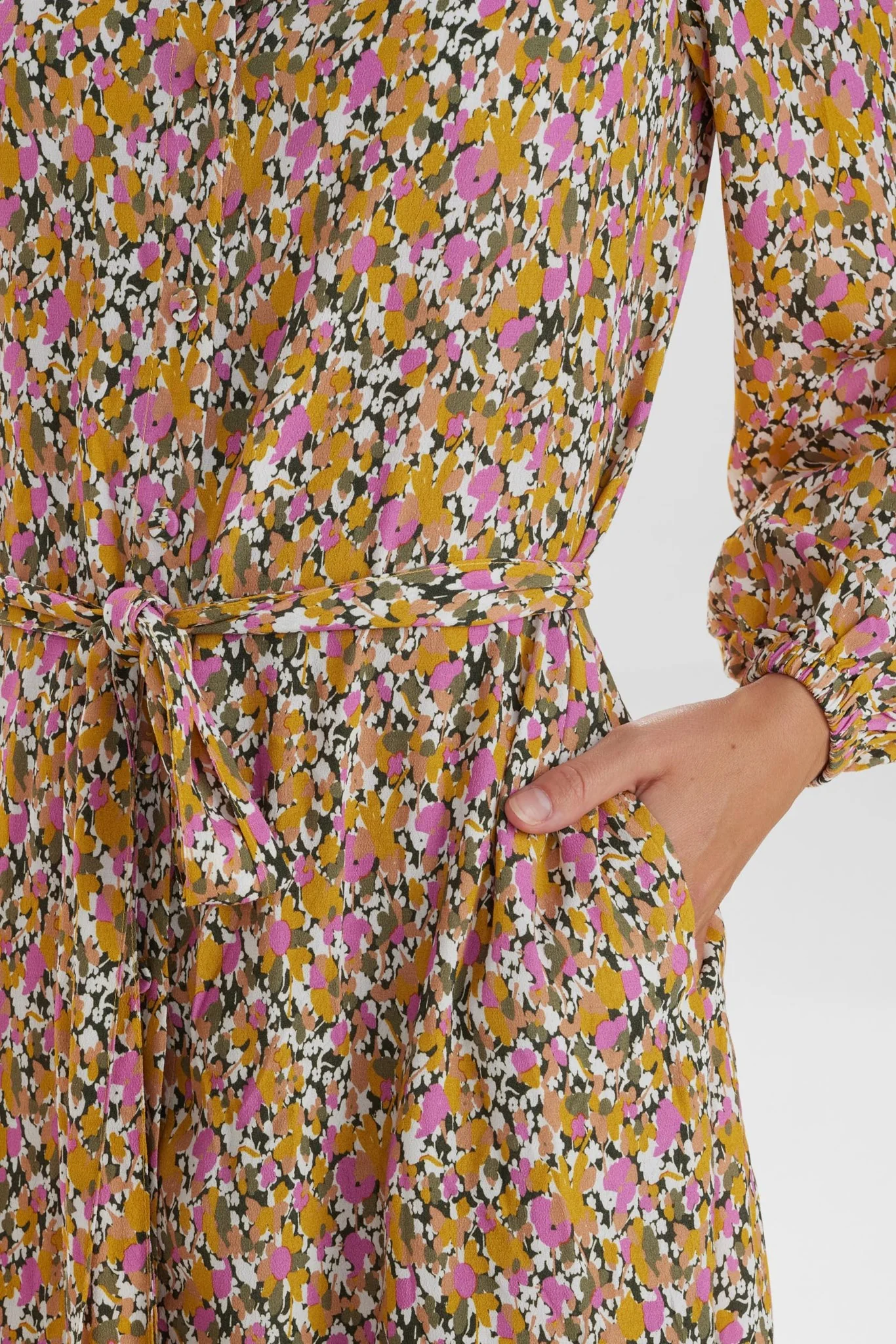 NUEDISSI L/S DRESS - Climbing Ivy - Image 4