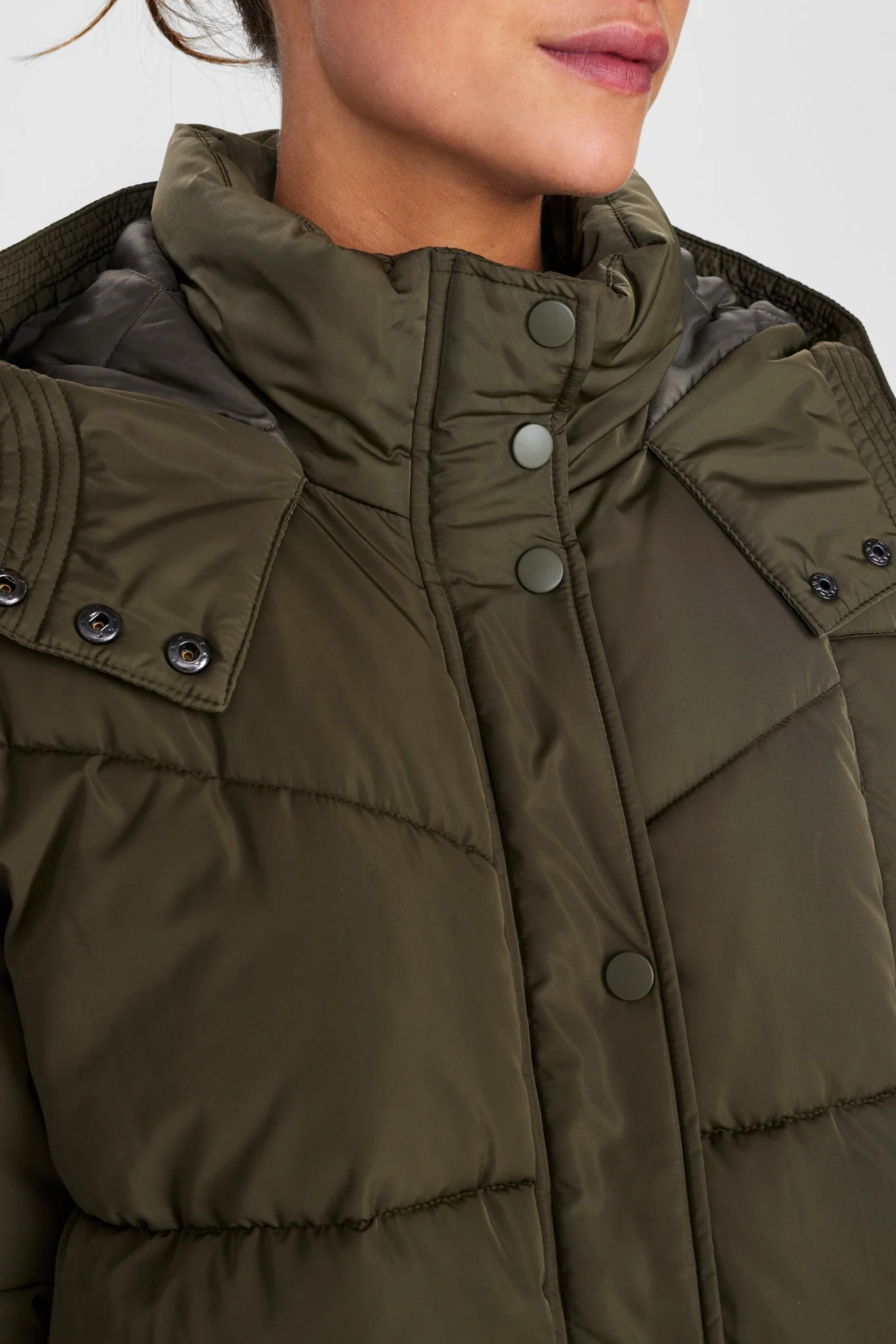 NUEDITTE LONG JACKET - Grape leaf - Image 4