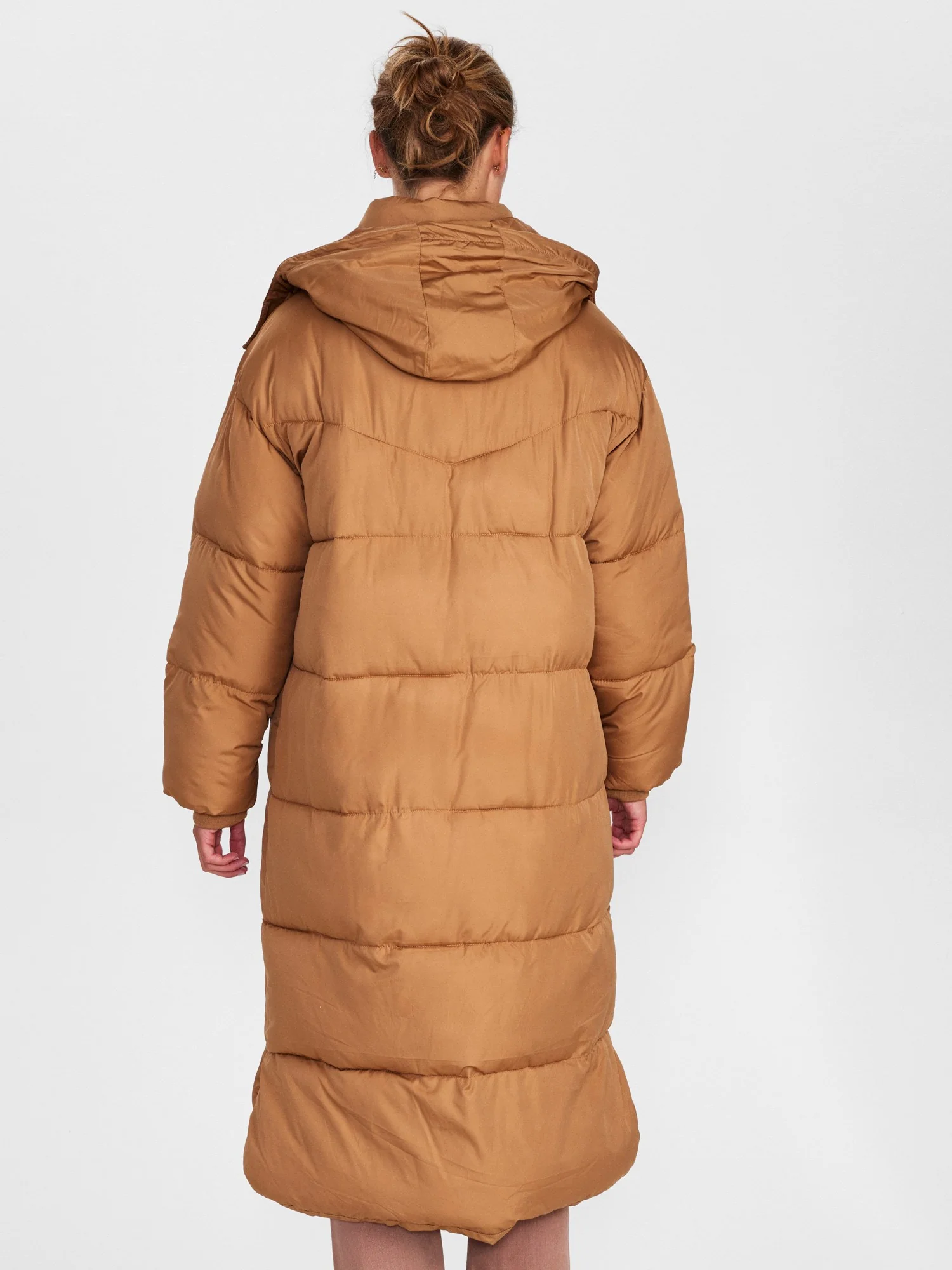 NUEDITTE LONG JACKET - Tobacco Brown - Image 2