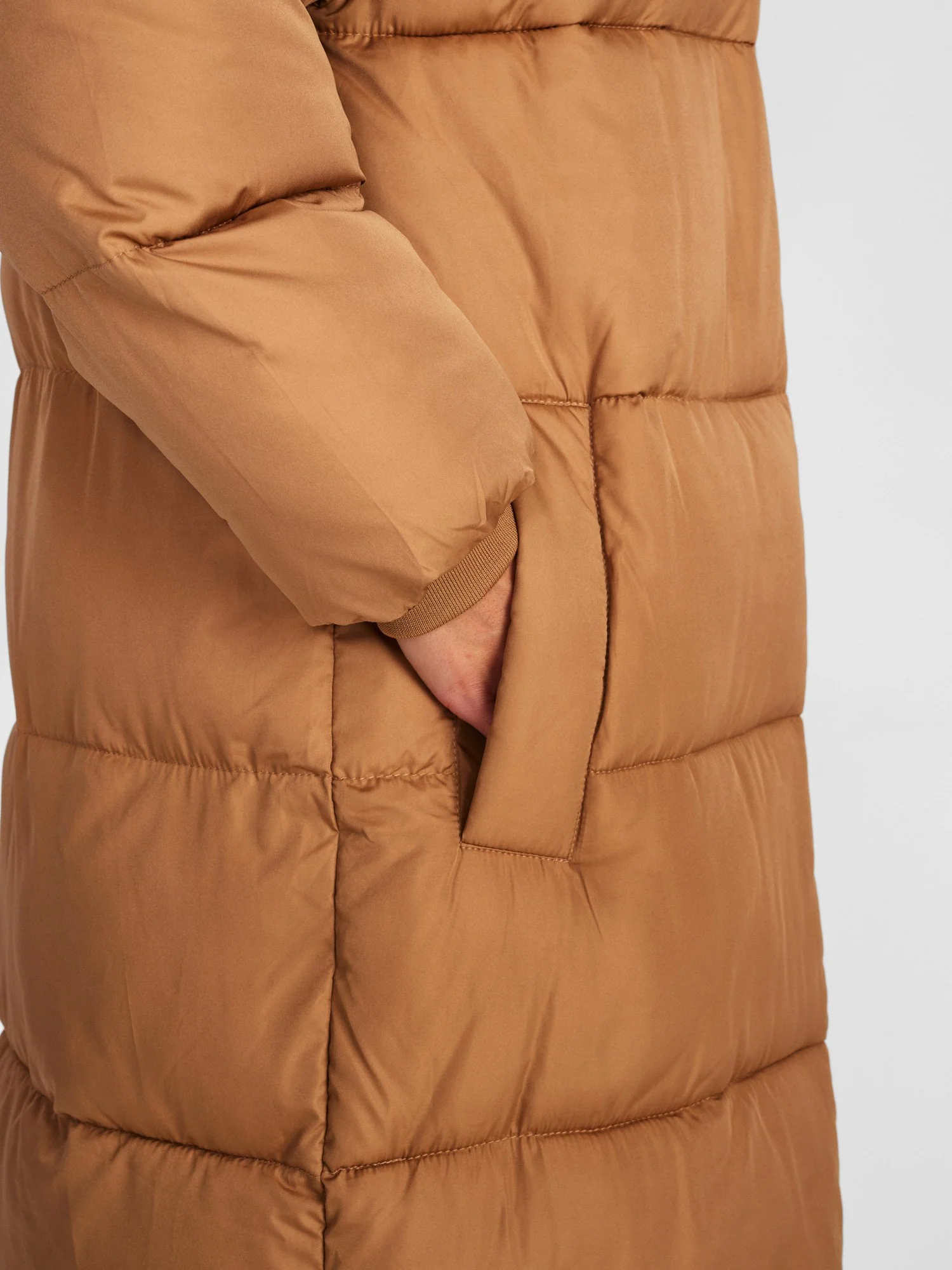 NUEDITTE LONG JACKET - Tobacco Brown - Image 5
