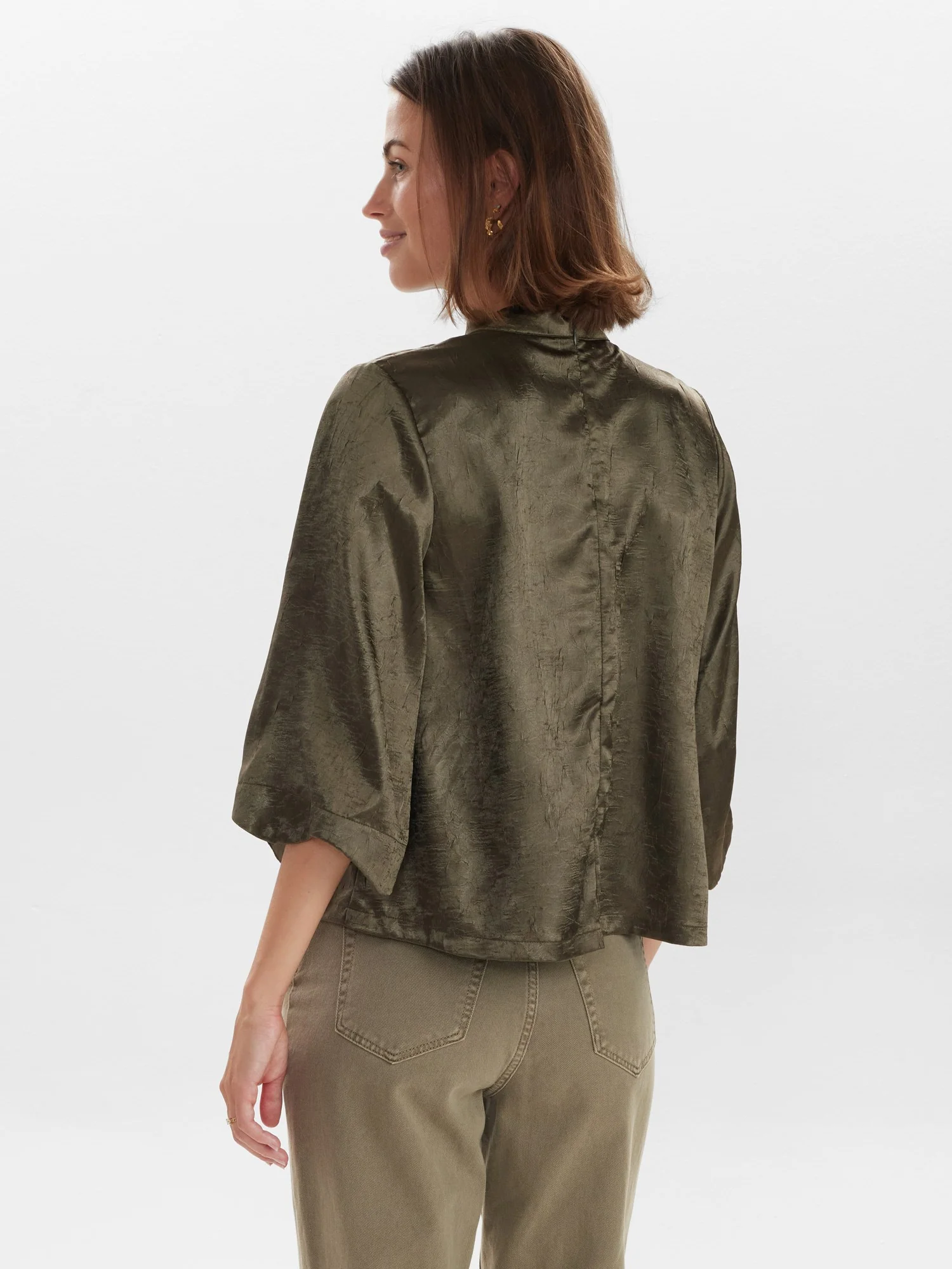NUEDLE BLOUSE - Deep Lichen Green - Image 2