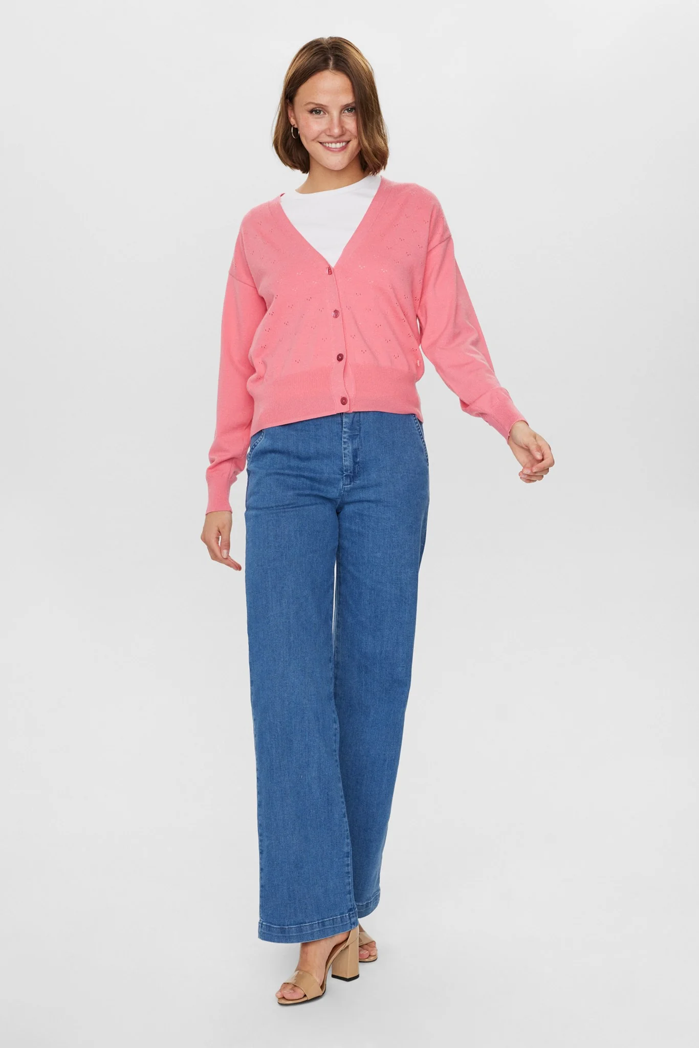NUEDNA CARDIGAN  - Pink Lemonade - Image 6