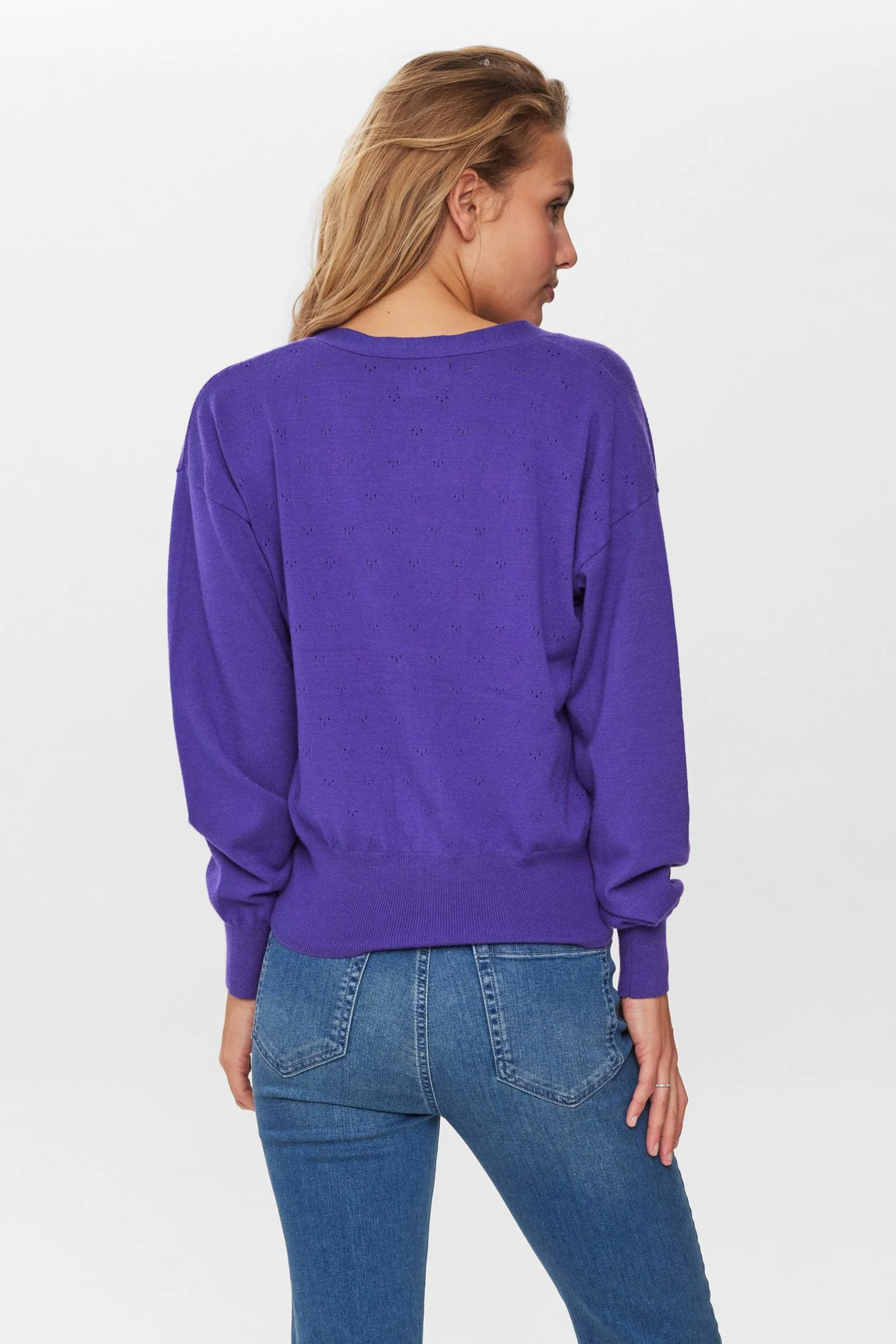 NUEDNA CARDIGAN  - Tillandsia Purple - Image 2