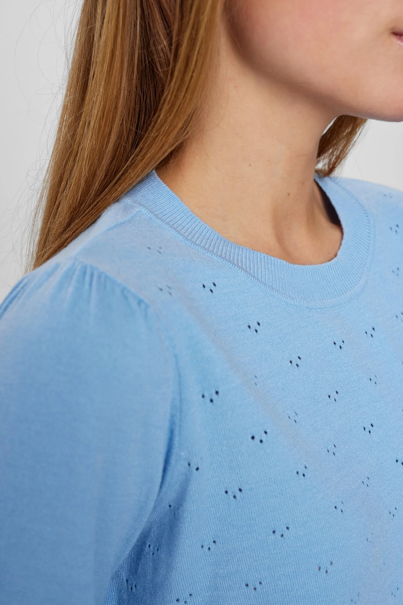 NUEDNA PULLOVER  - Powder Blue - Image 4