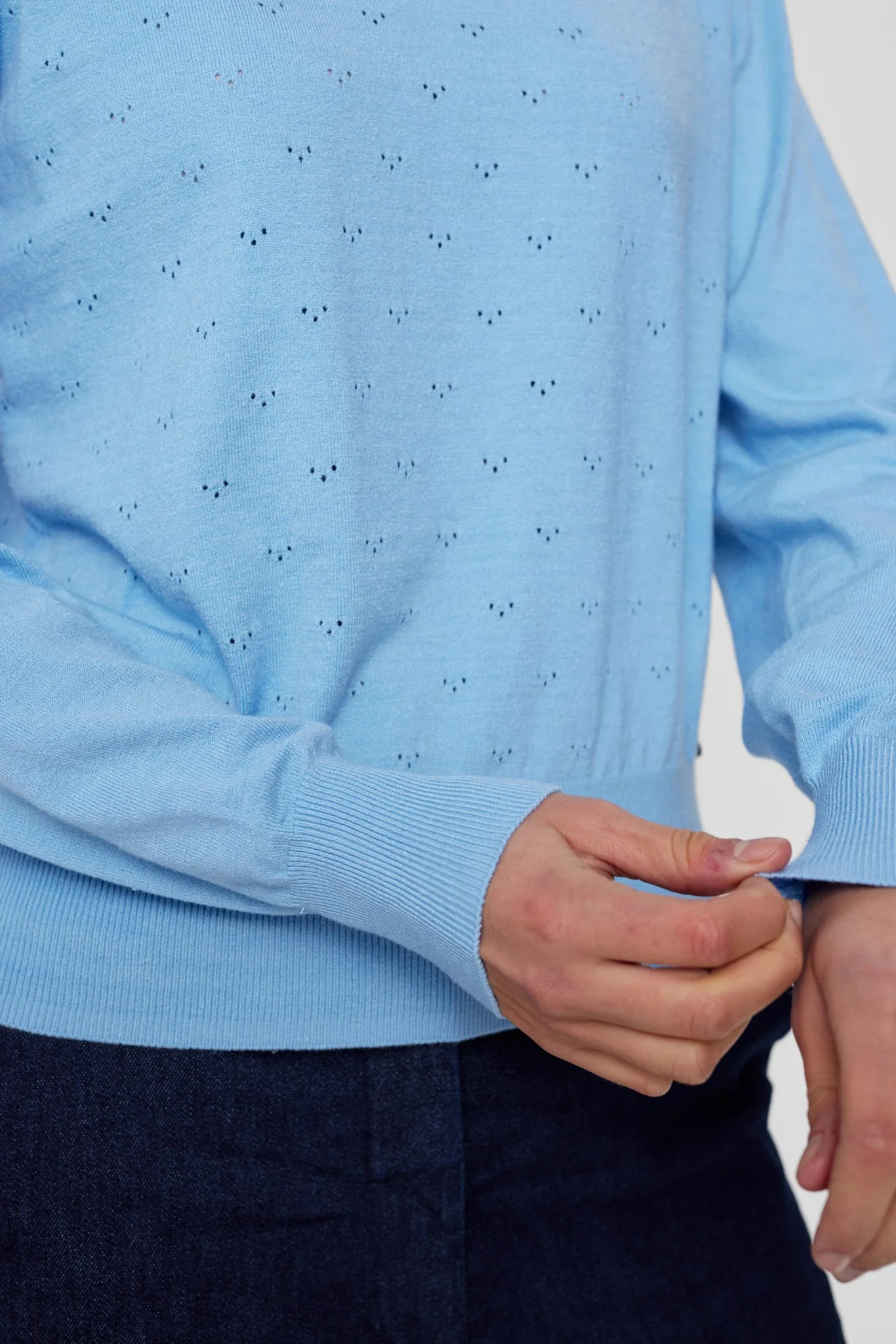 NUEDNA PULLOVER  - Powder Blue - Image 5