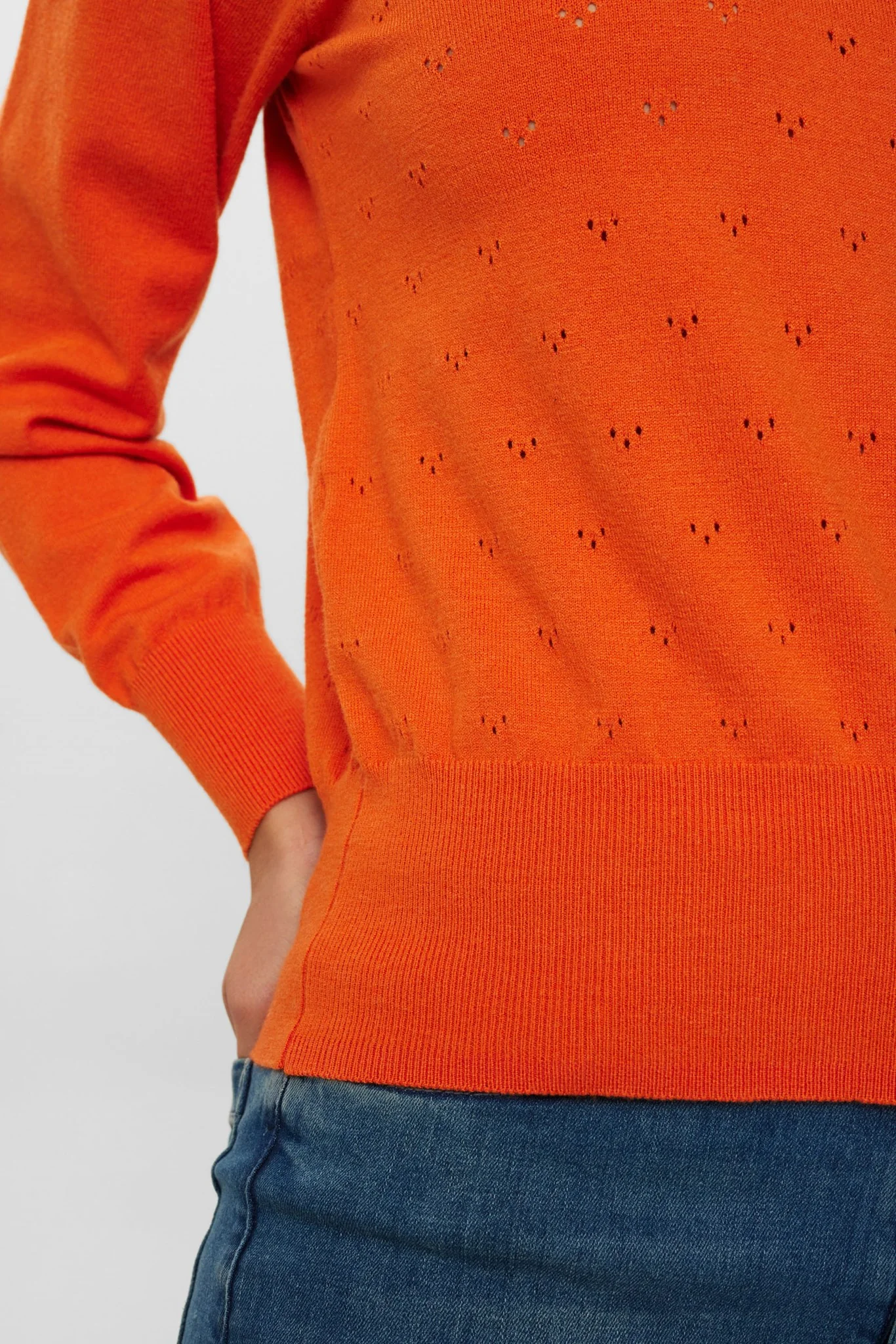 NUEDNA PULLOVER  - Red Orange - Image 5