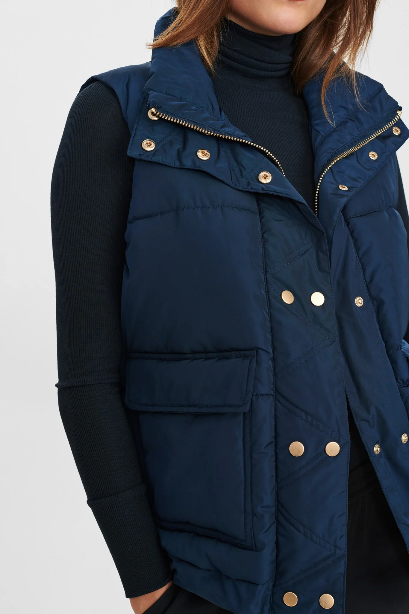 NUEDONA WAISTCOAT - Dark Sapphire - Image 4