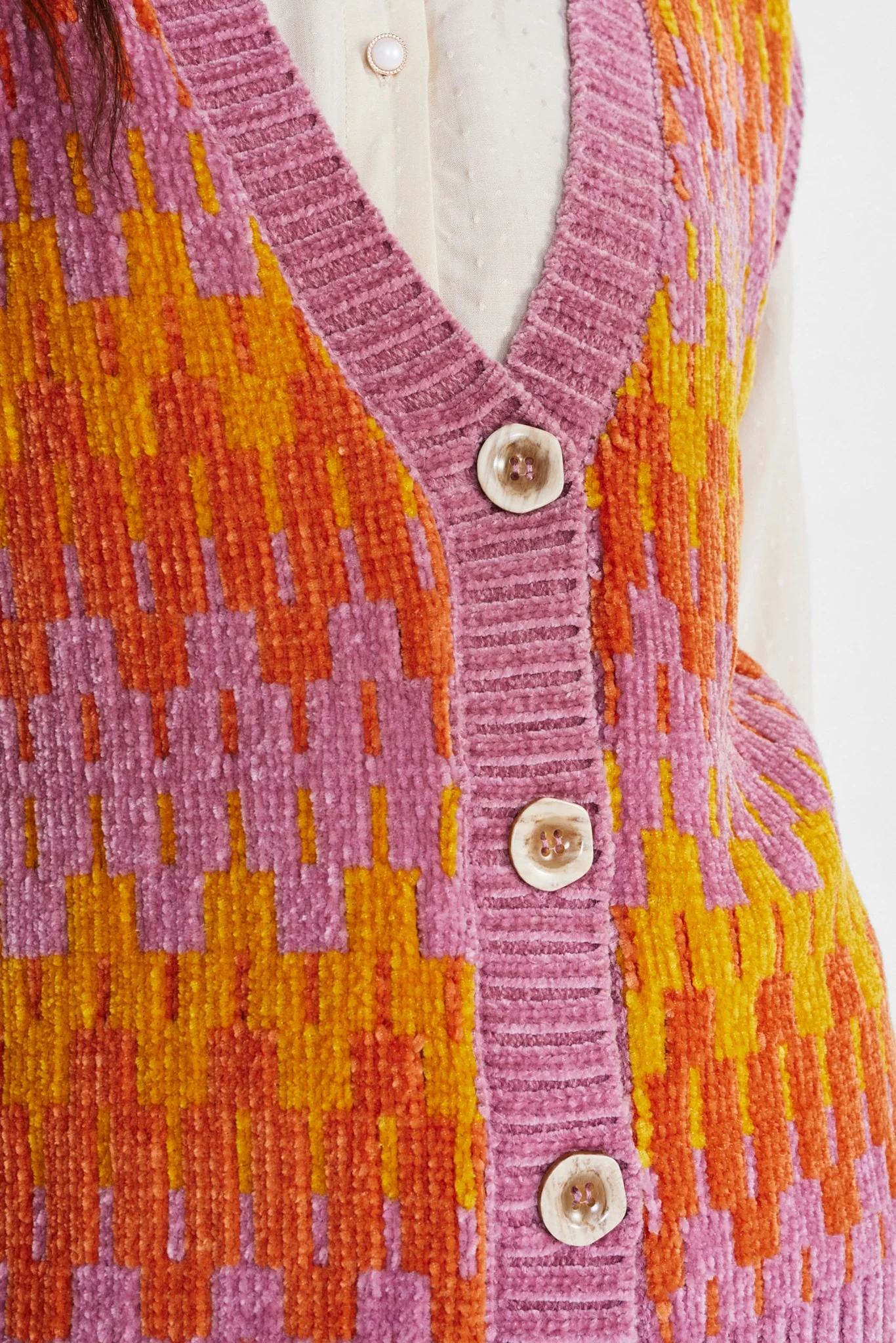 NUEDTLI WAISTCOAT - Lilas - Image 4