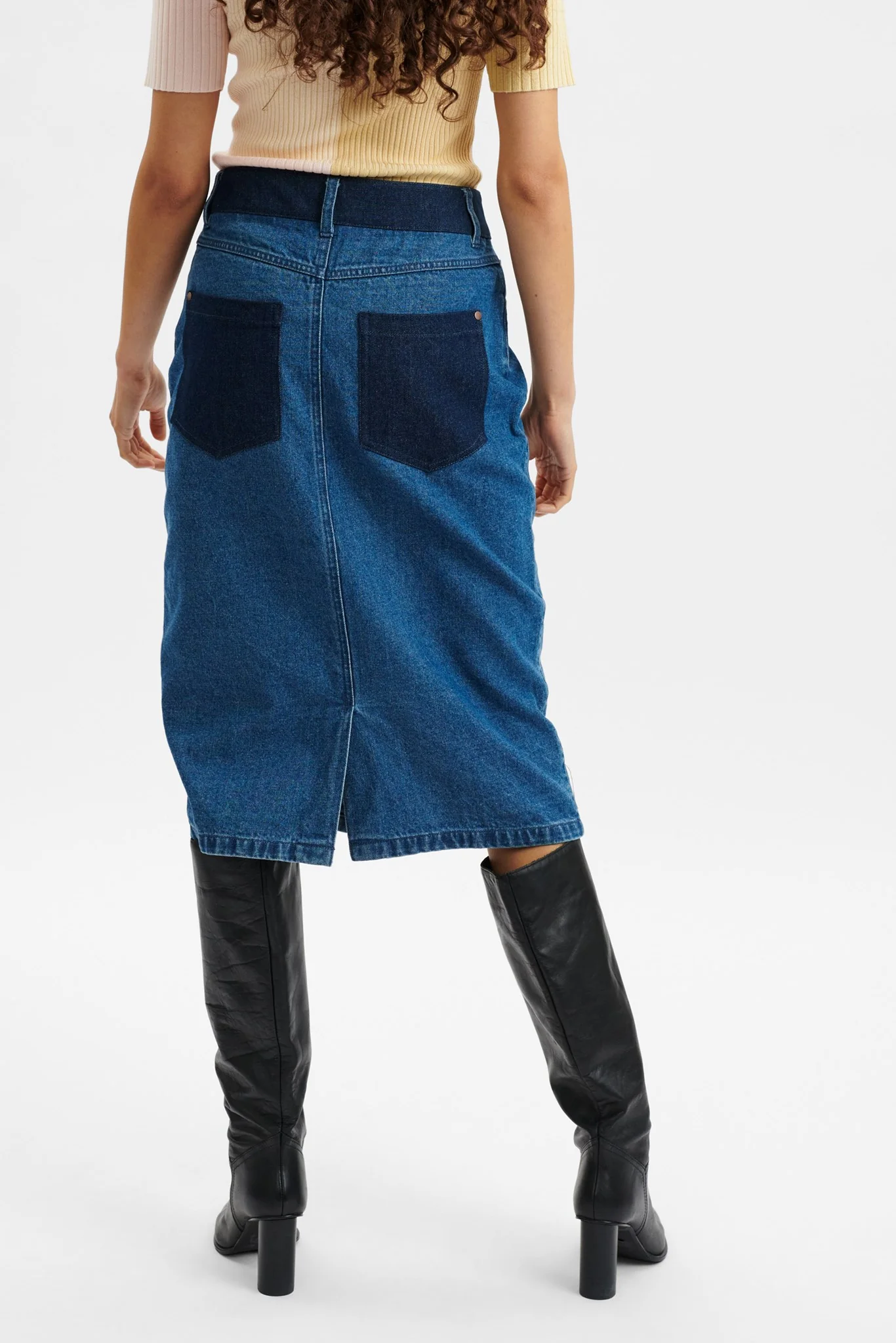 NUEDUZI SKIRT - Medium Blue Denim - Image 2