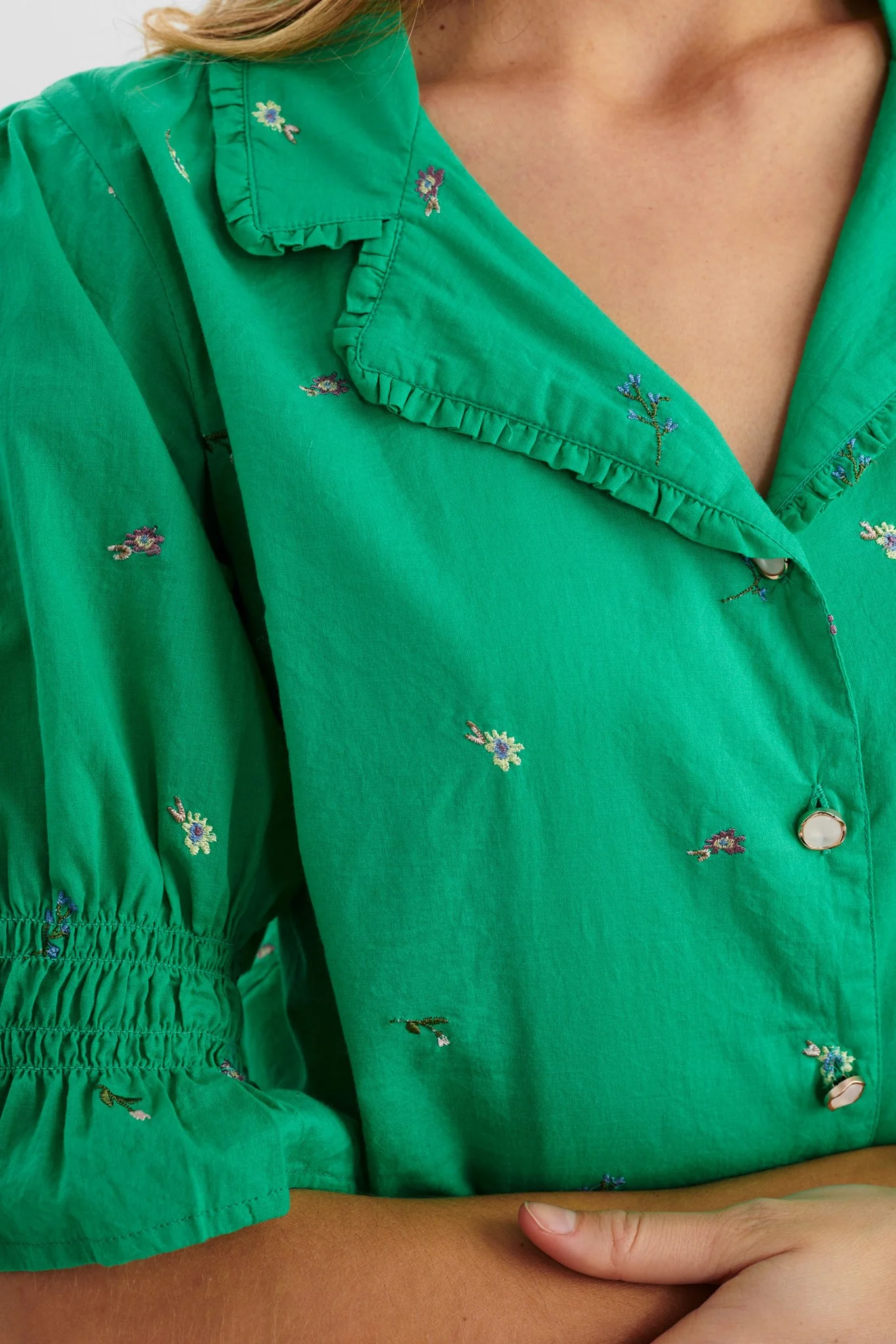 NUELBA SS SHIRT - Simply Green - Image 4
