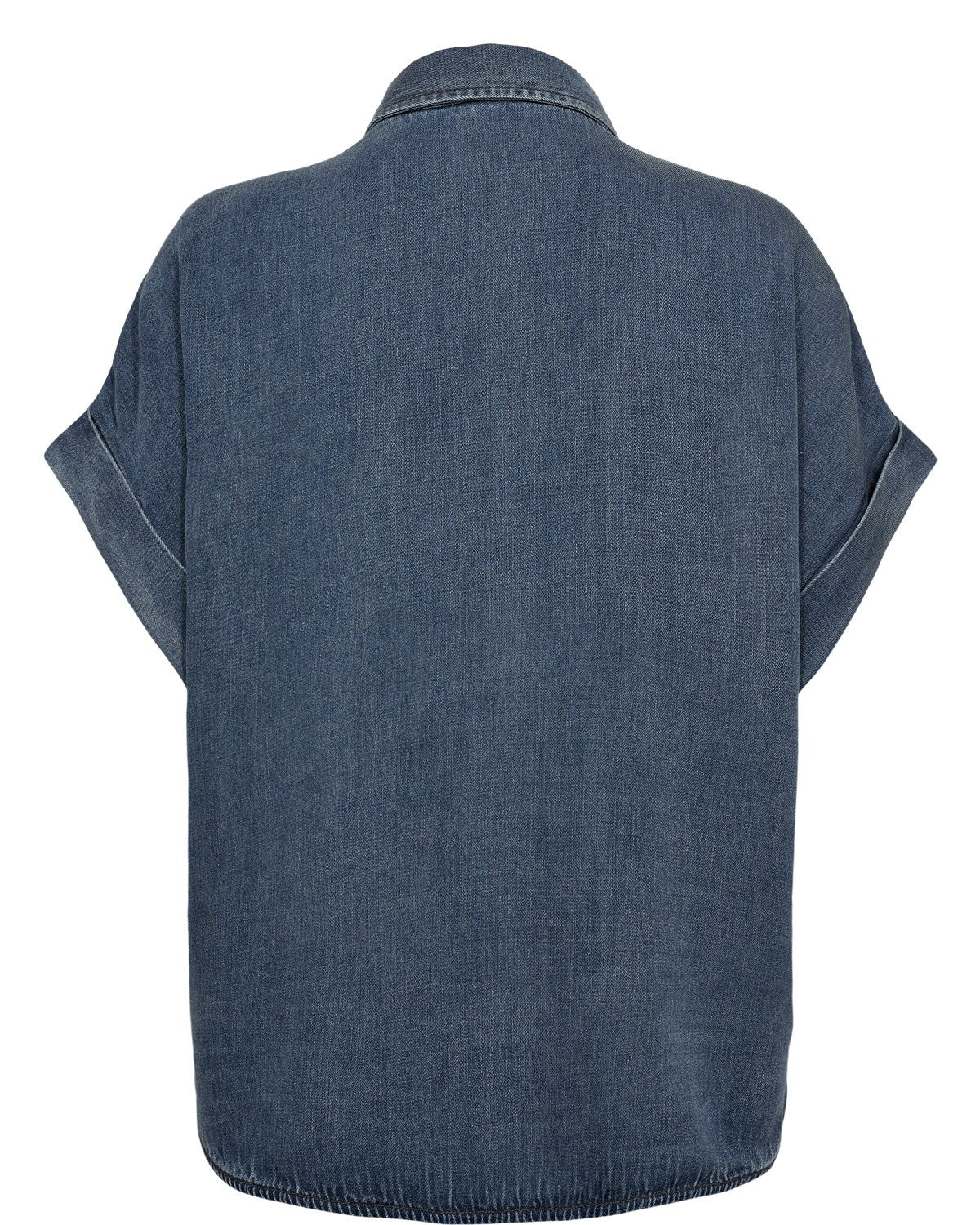 NUELIDA SLEEVELESS SHIRT - Snow Washed Denim - Image 6
