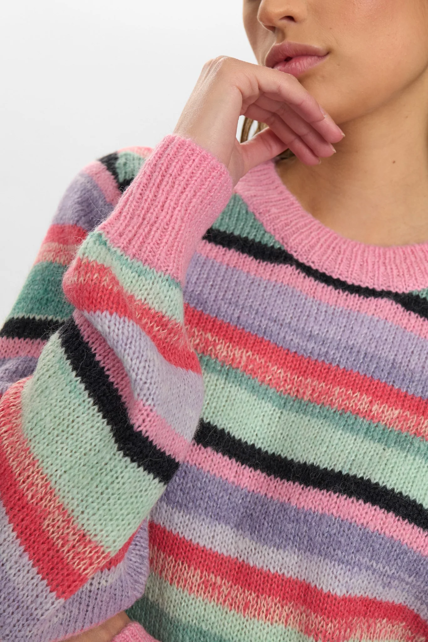 NUELIN PULLOVER - Pink Cosmos - Image 4