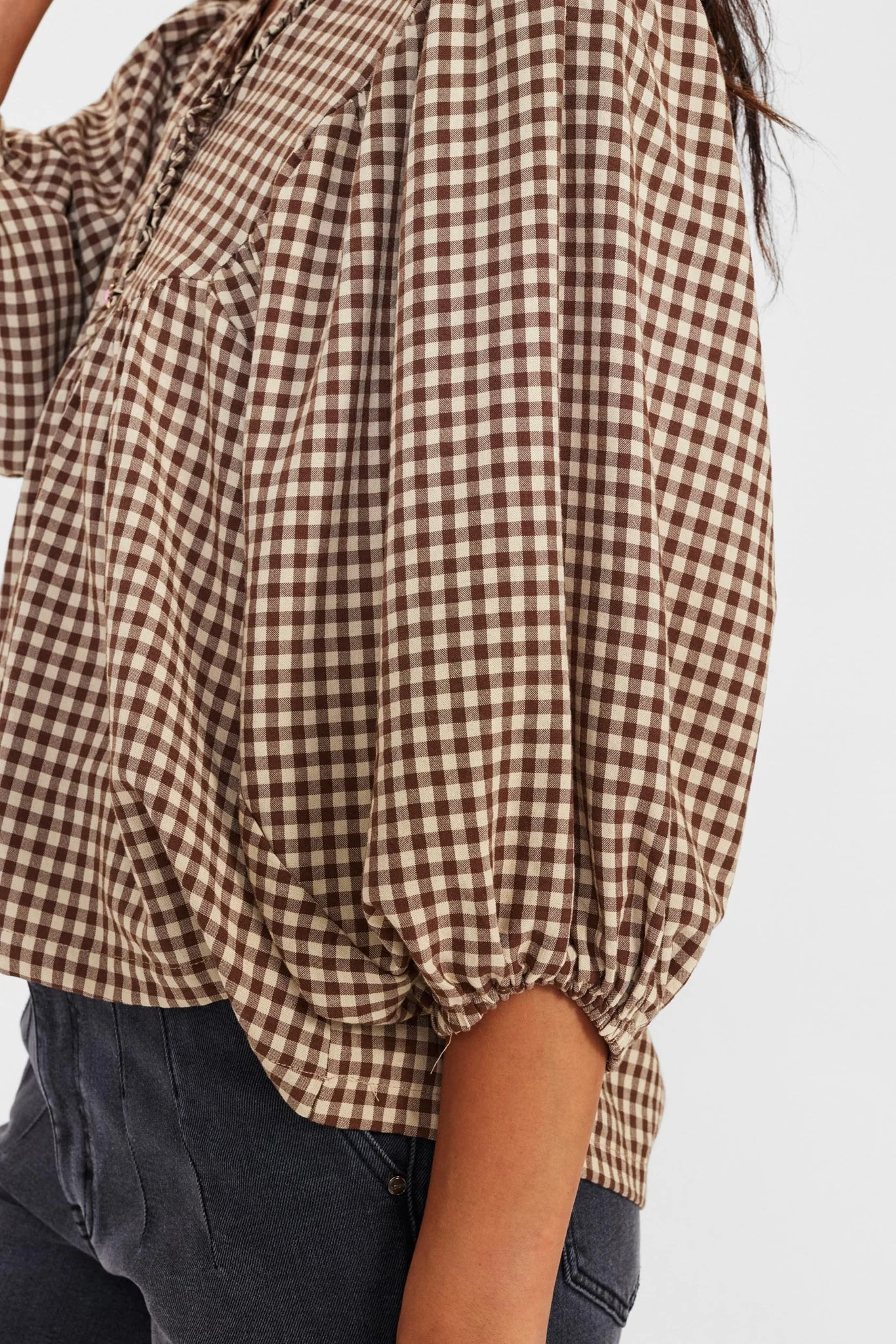 NUELINA BLOUSE - Otter - Image 3
