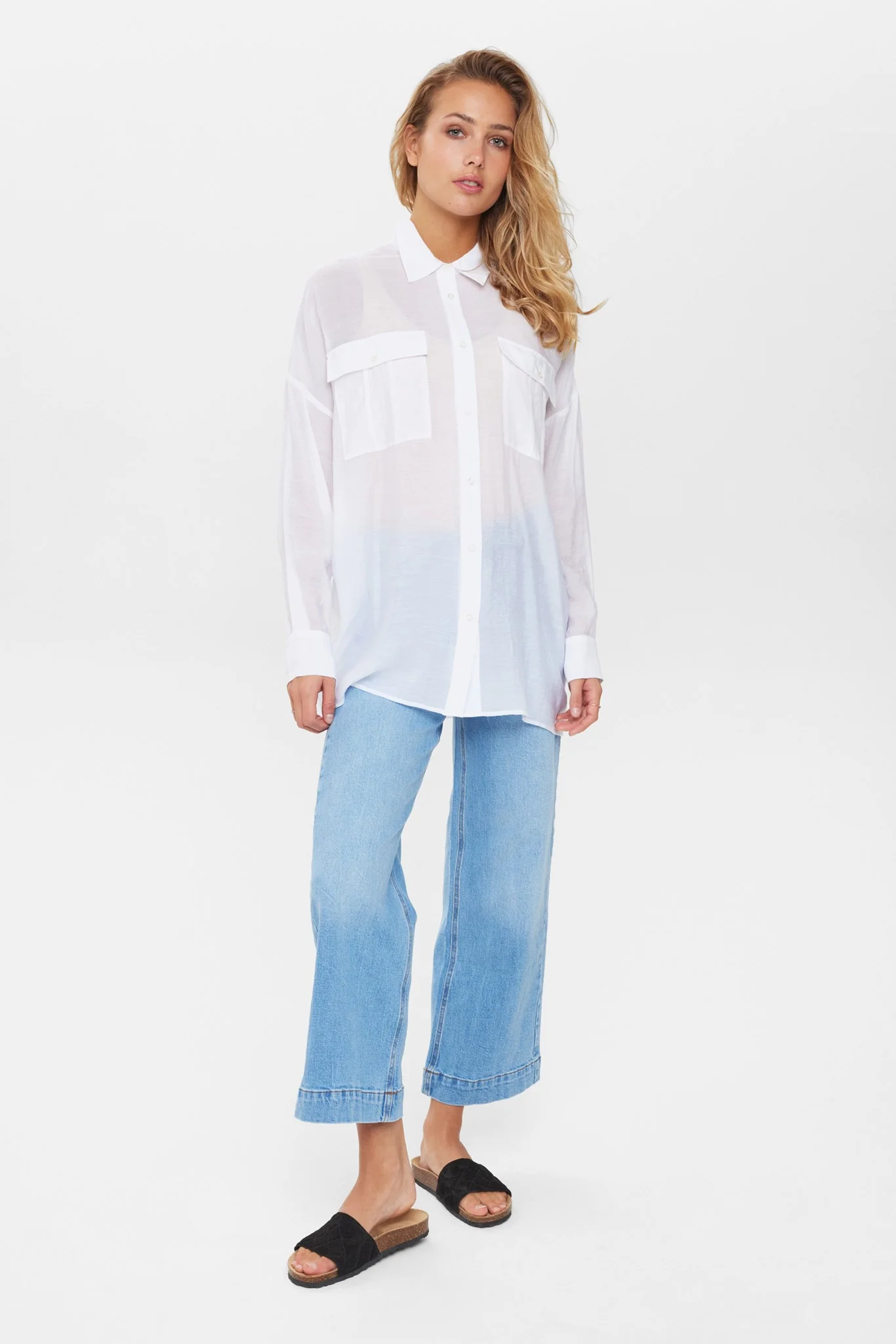 NUELINAM LS SHIRT - Bright White - Image 3