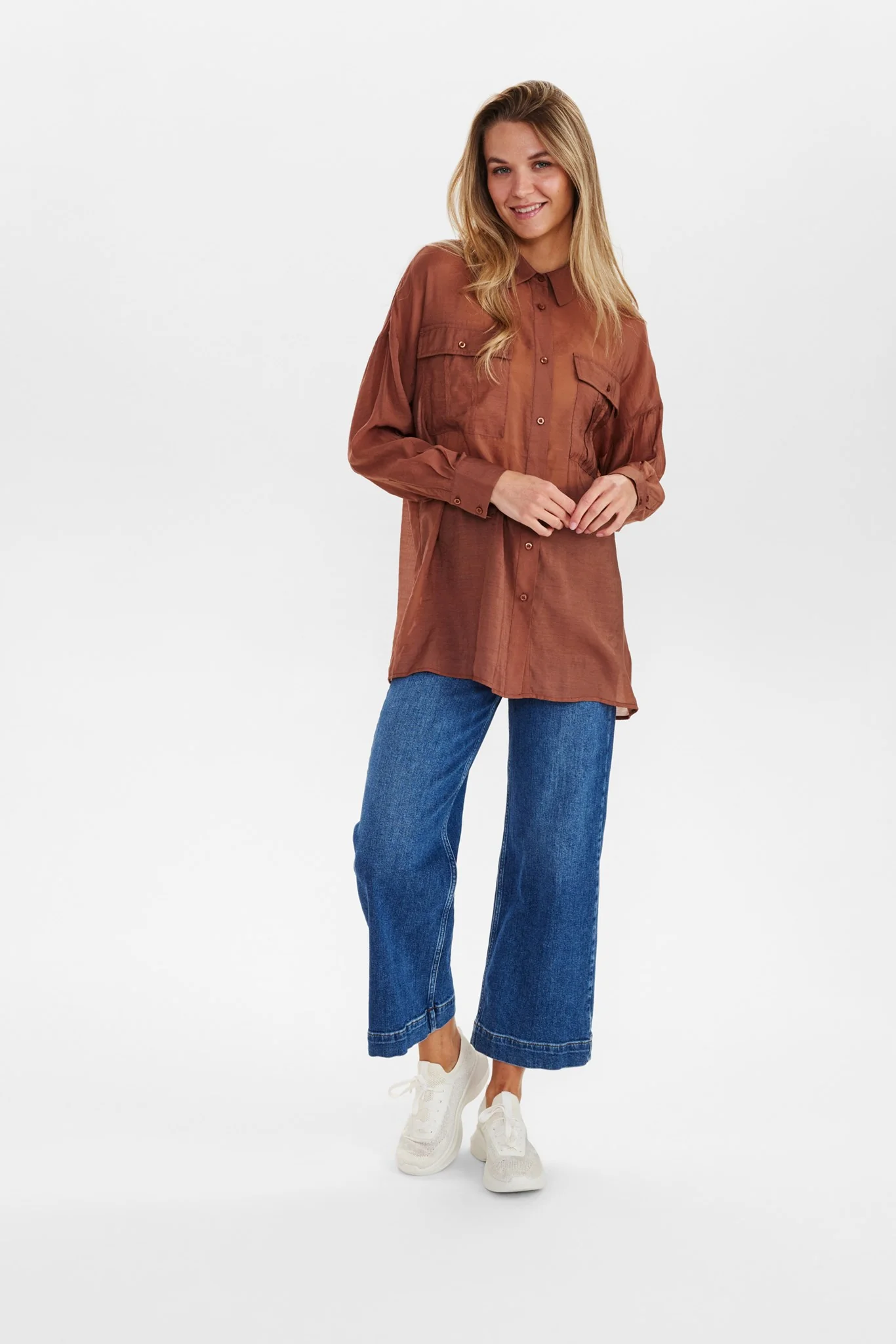 NUELINAM LS SHIRT - Root Beer - Image 3