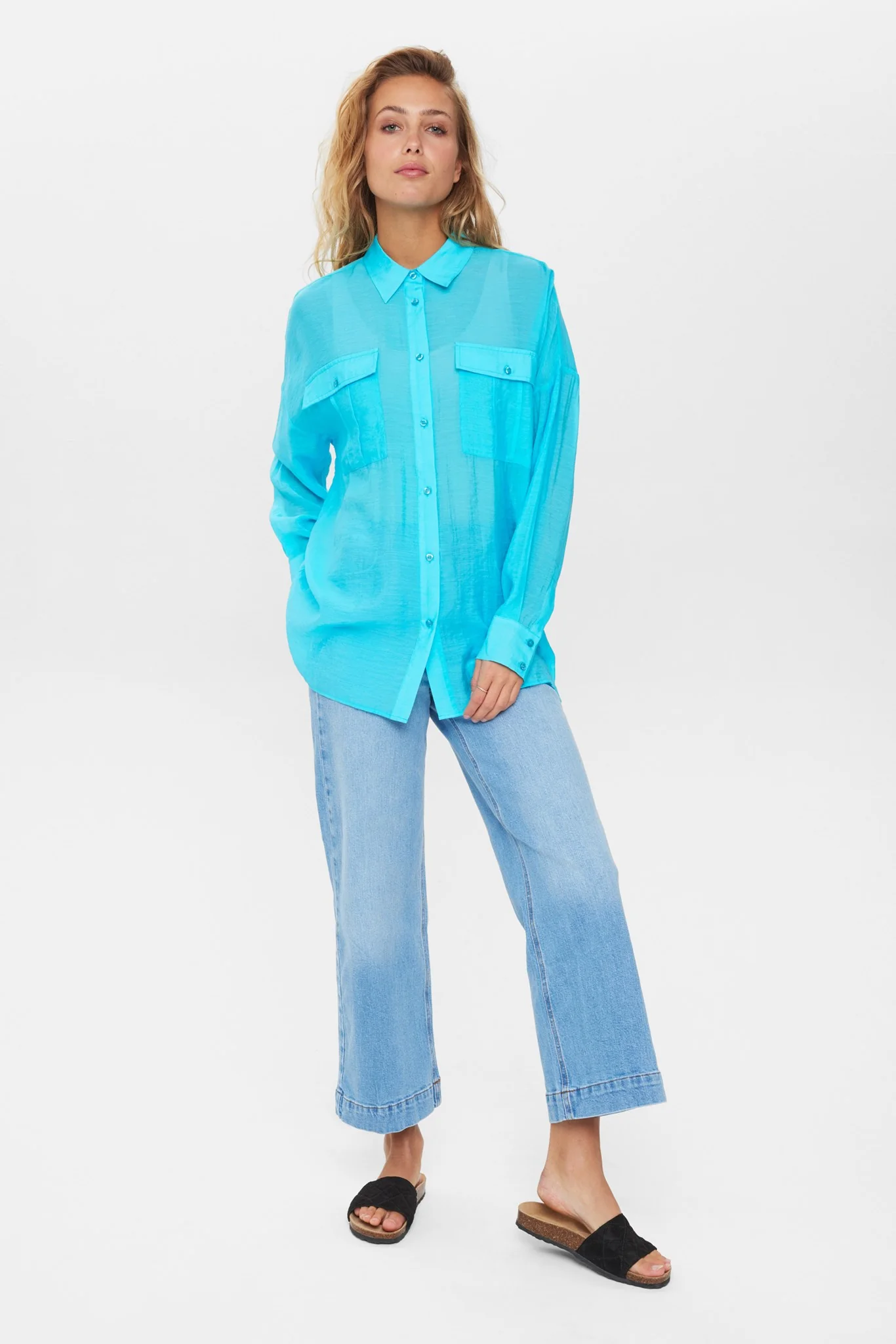 NUELINAM LS SHIRT - Scuba blue - Image 3