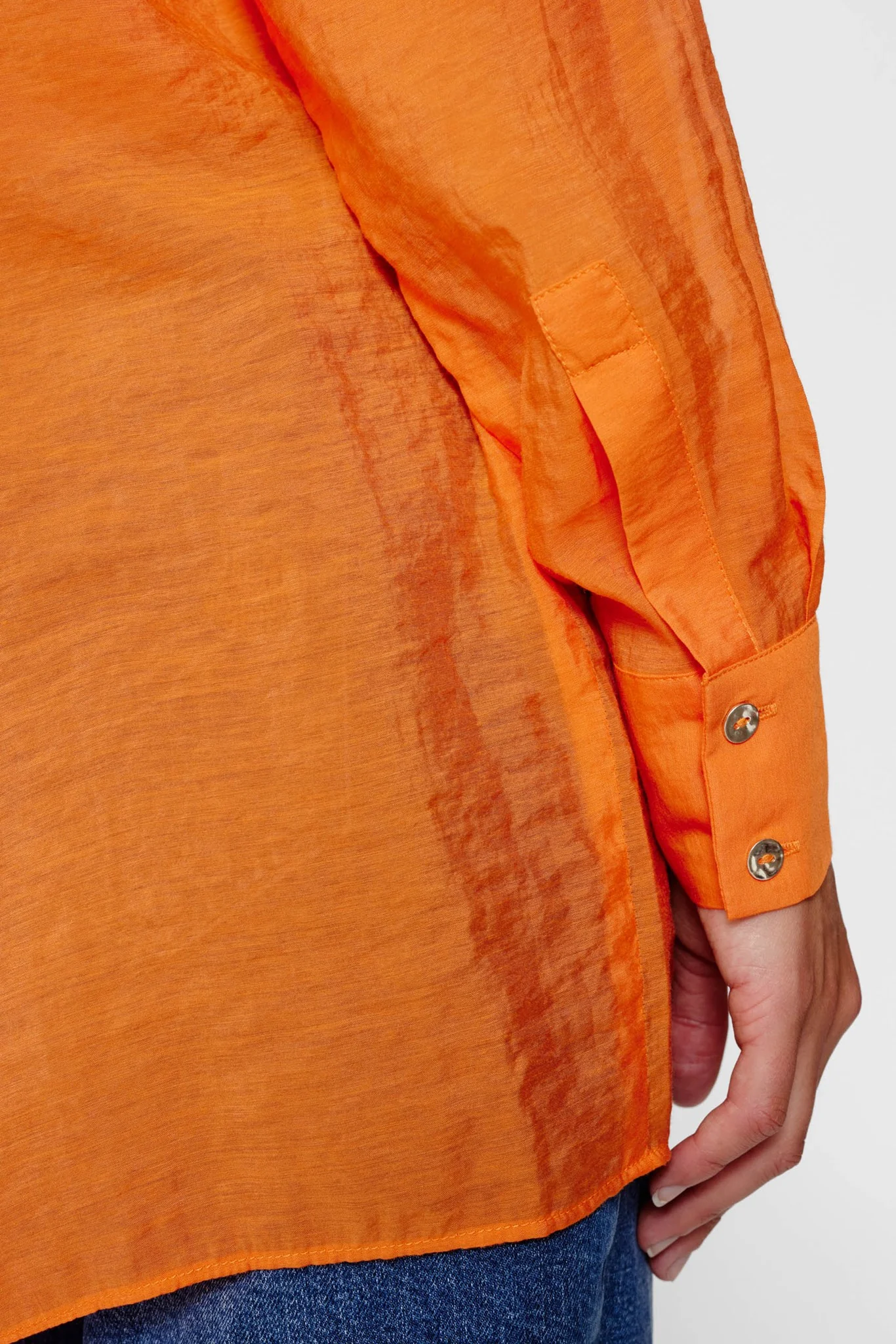 NUELINAM SHIRT - Red Orange - Image 4