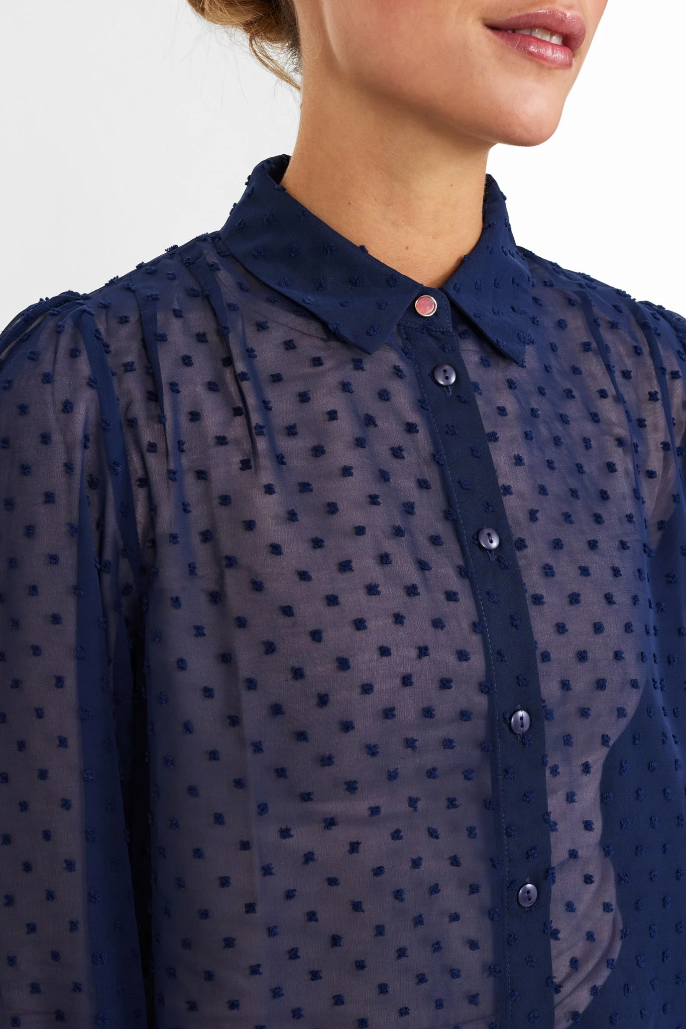 NUELINORA SHIRT - Dark Sapphire - Image 4