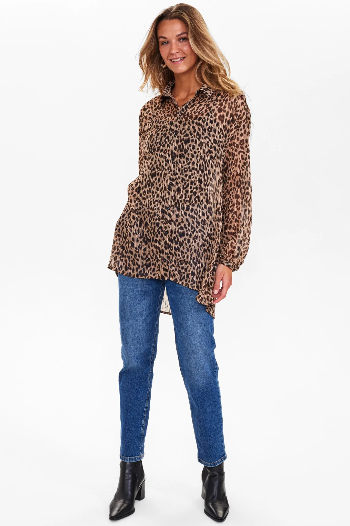 NUELIZ LONG SHIRT - Caviar - Image 3
