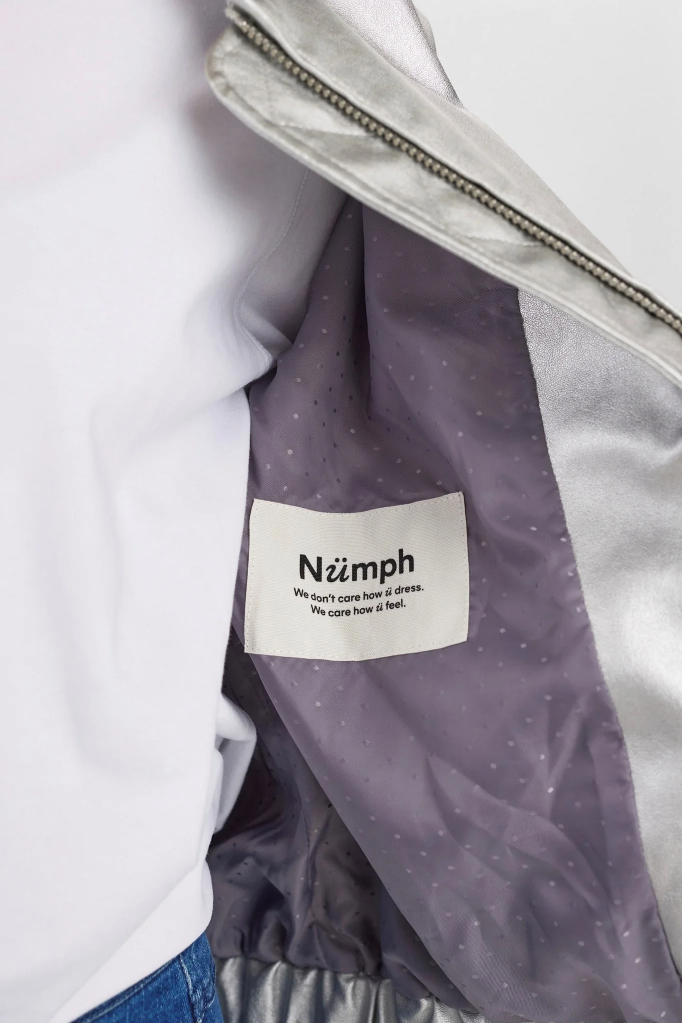 NUELLANORA METALLIC JACKET - Silver - Image 5