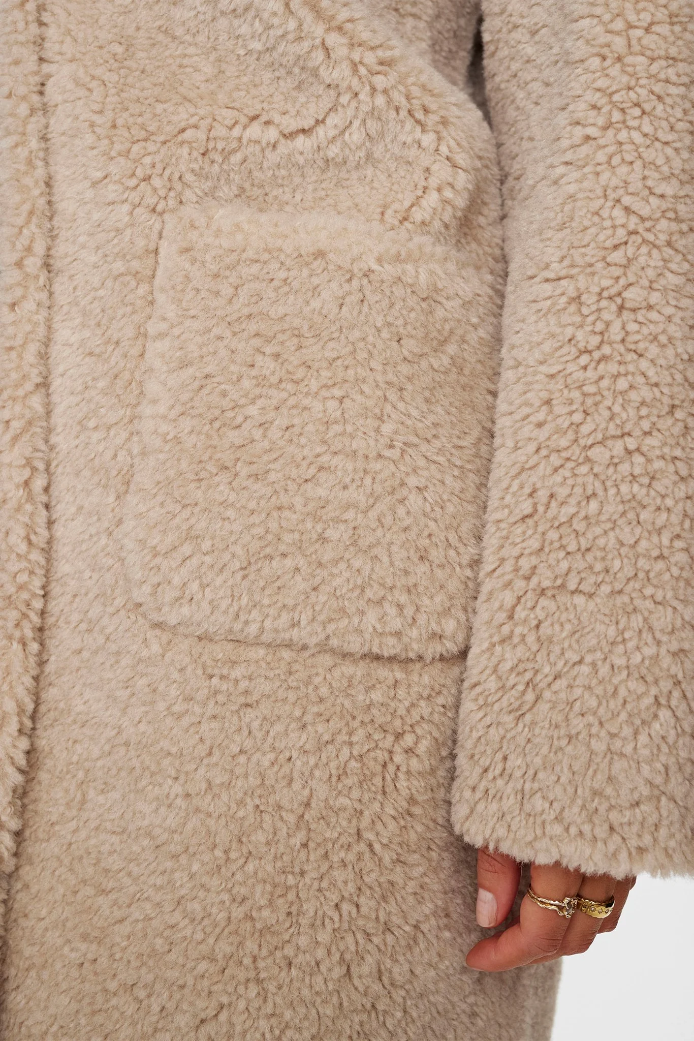 NUELLIOT REVERSABLE COAT  - Sesame - Image 4
