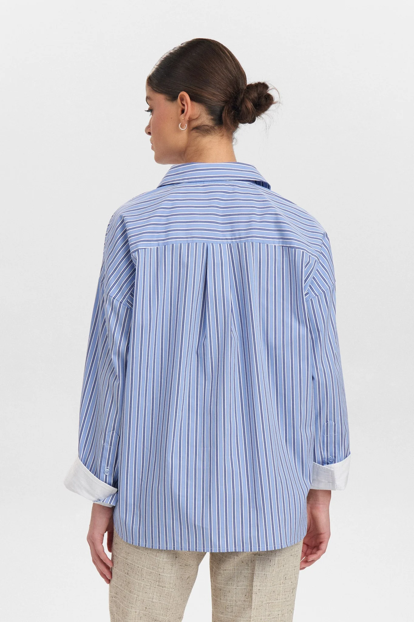 NUELOISE STRIPE SHIRT - Granada Sky - Image 2