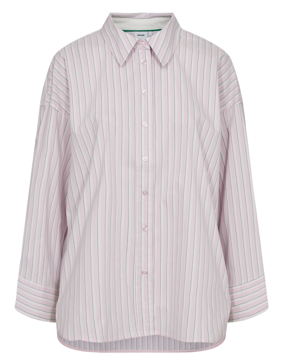 NUELOISE STRIPE SHIRT - Pink Lady - Image 6