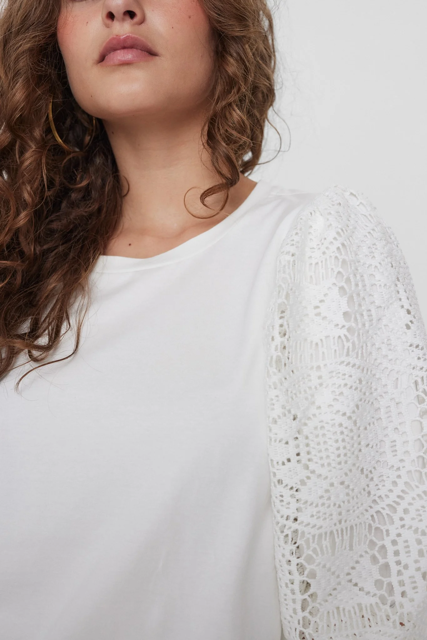 NUELSIE TOP - Bright White - Image 4