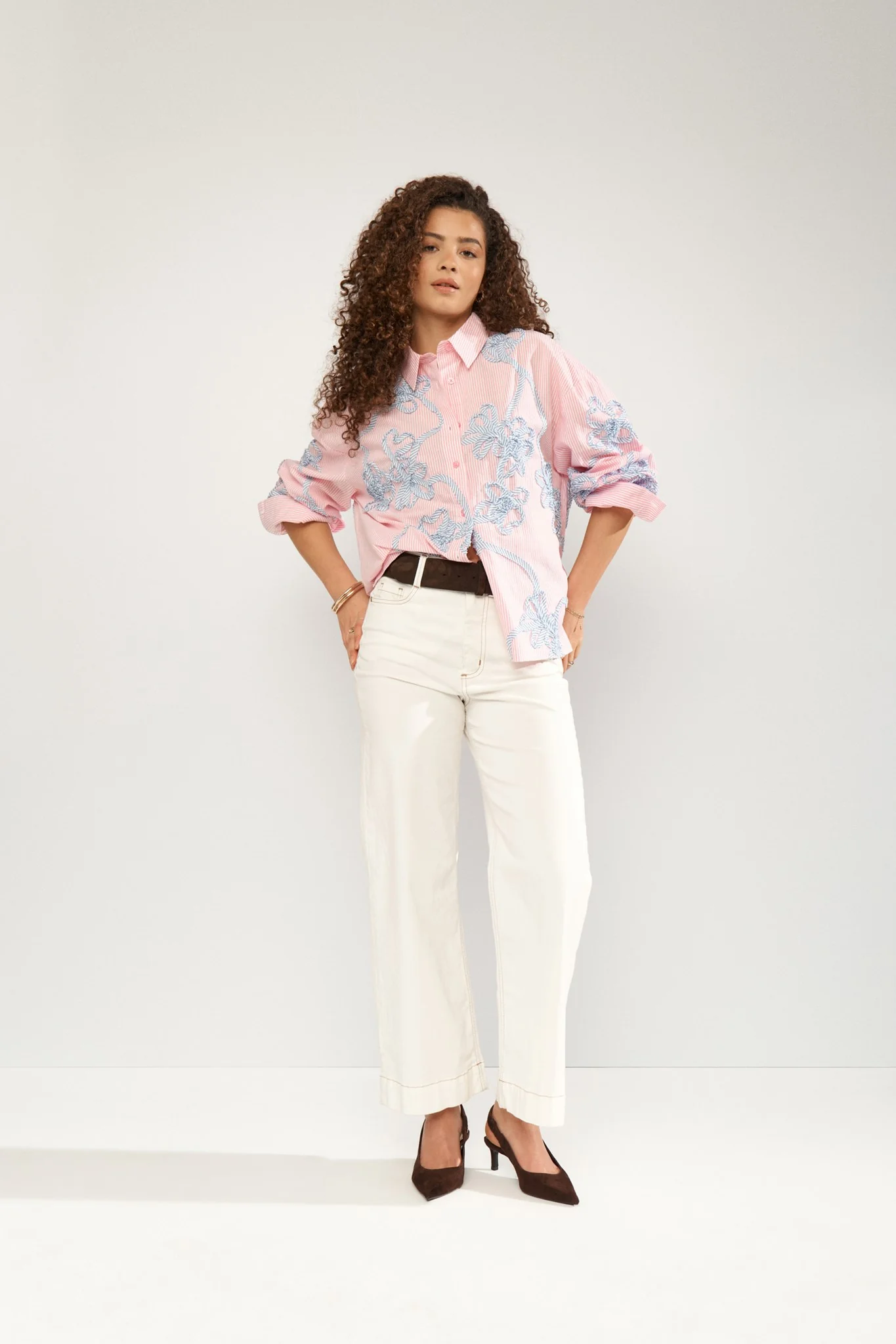 NUEMELIA OVERSIZE SHIRT - Prism Pink - Image 6