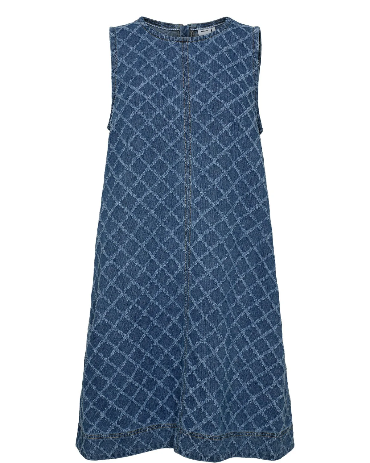 NUEMILIA DRESS - Medium Blue Denim - Image 6