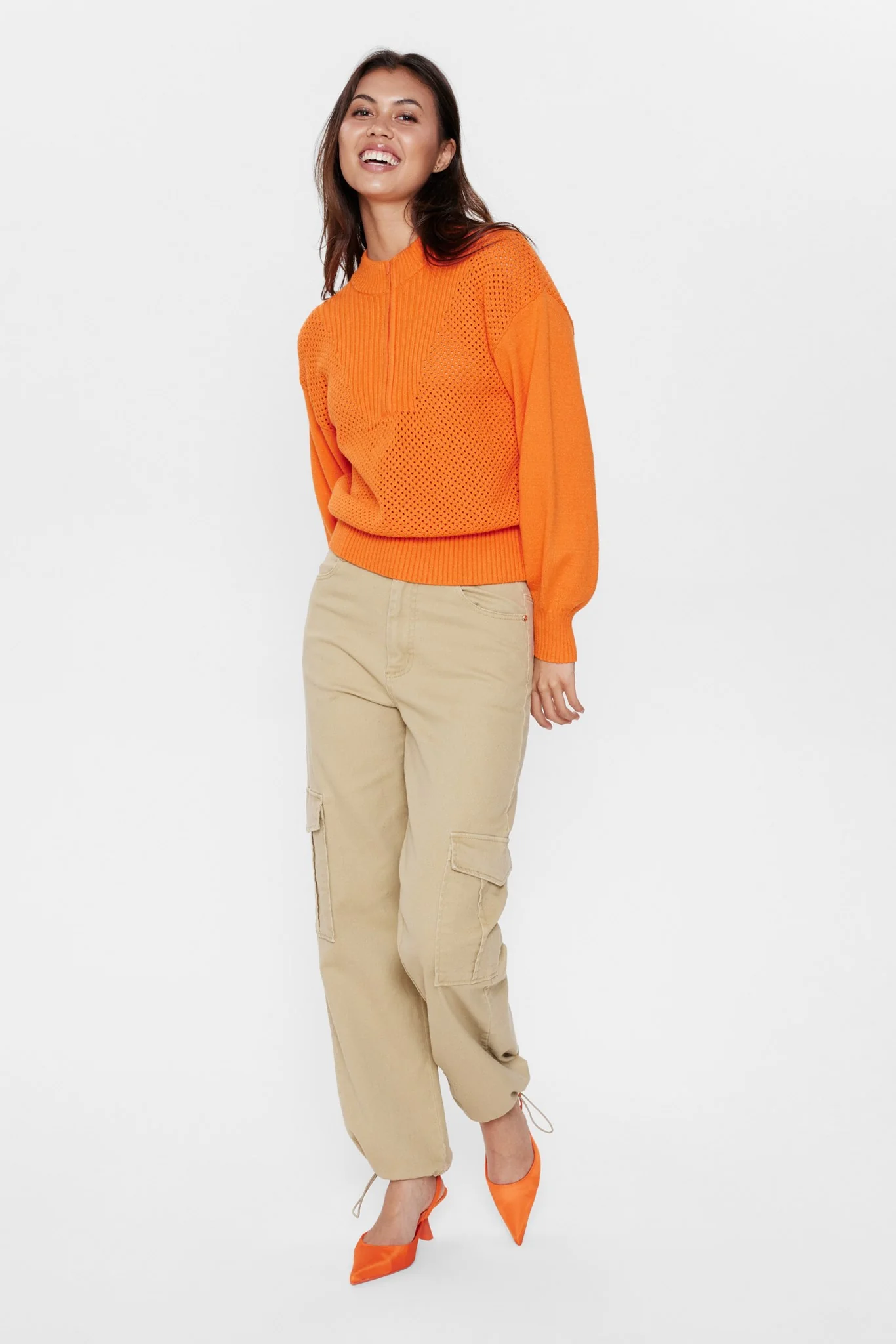 NUEPPI PULLOVER - Red Orange - Image 3