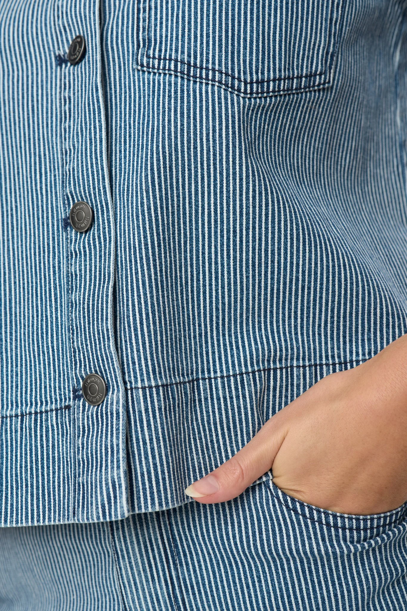 NUERINA SHIRT - Medium Blue Denim - Image 5