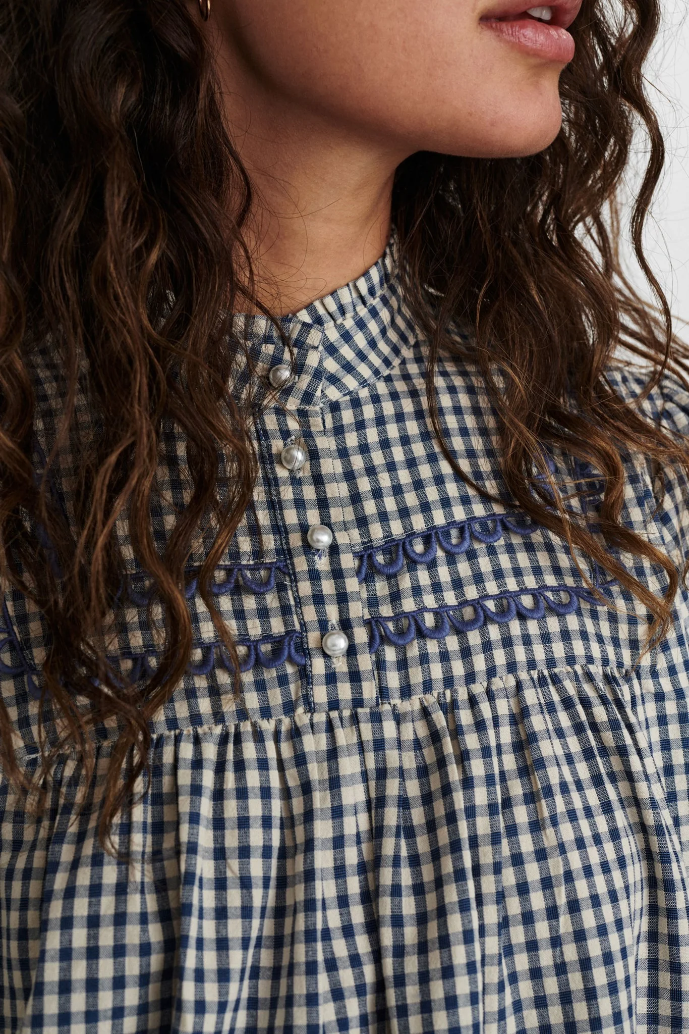 NUESRA BLOUSE - Dark Sapphire - Image 4