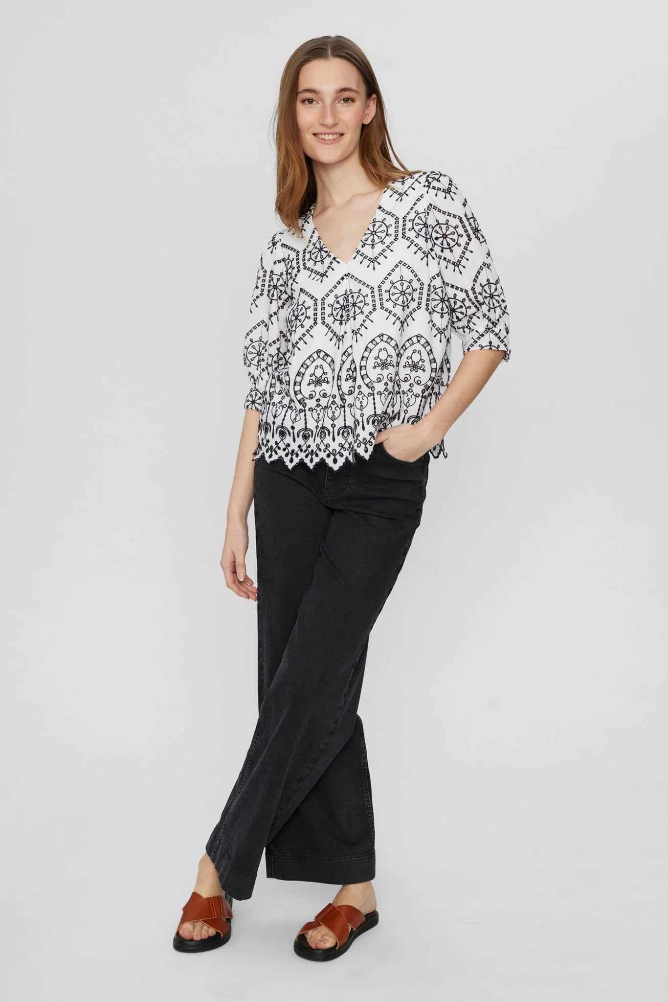 NUEVELYN SHIRT - Bright White - Image 3
